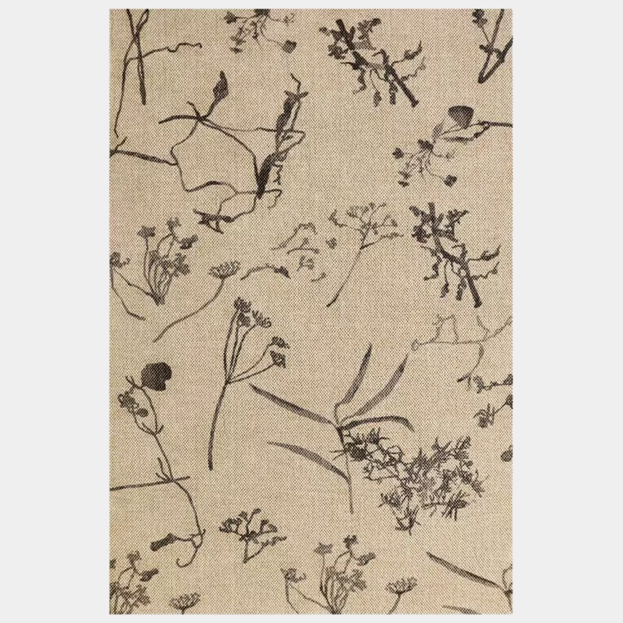 Pressed Flowers Wool Rug
