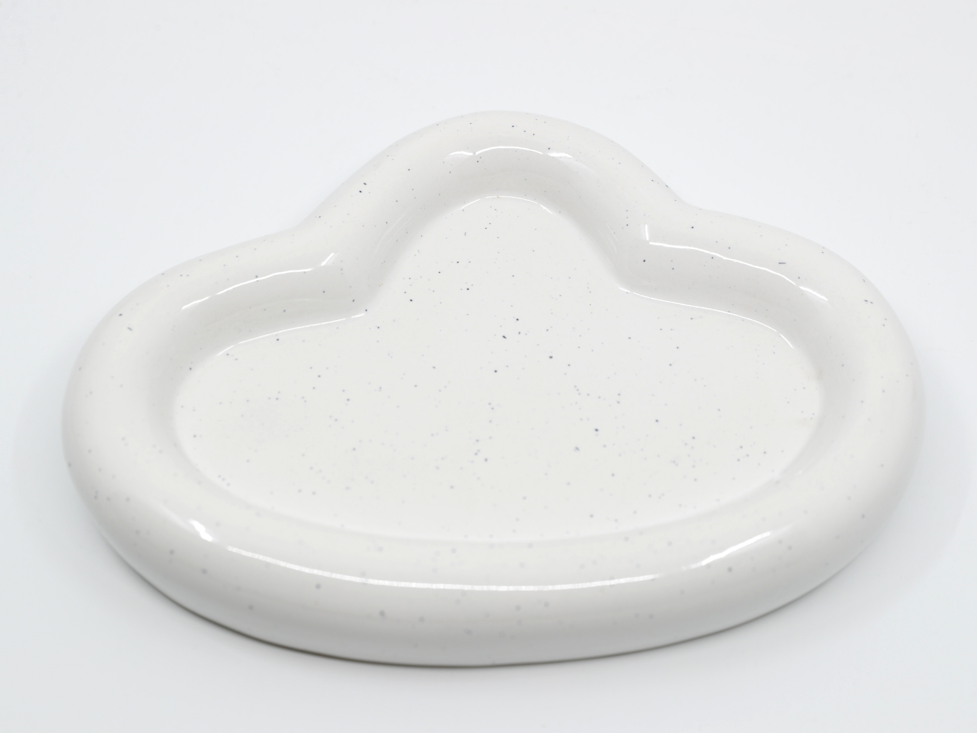 Cloud Shaped Speckled Plate - The Feelter