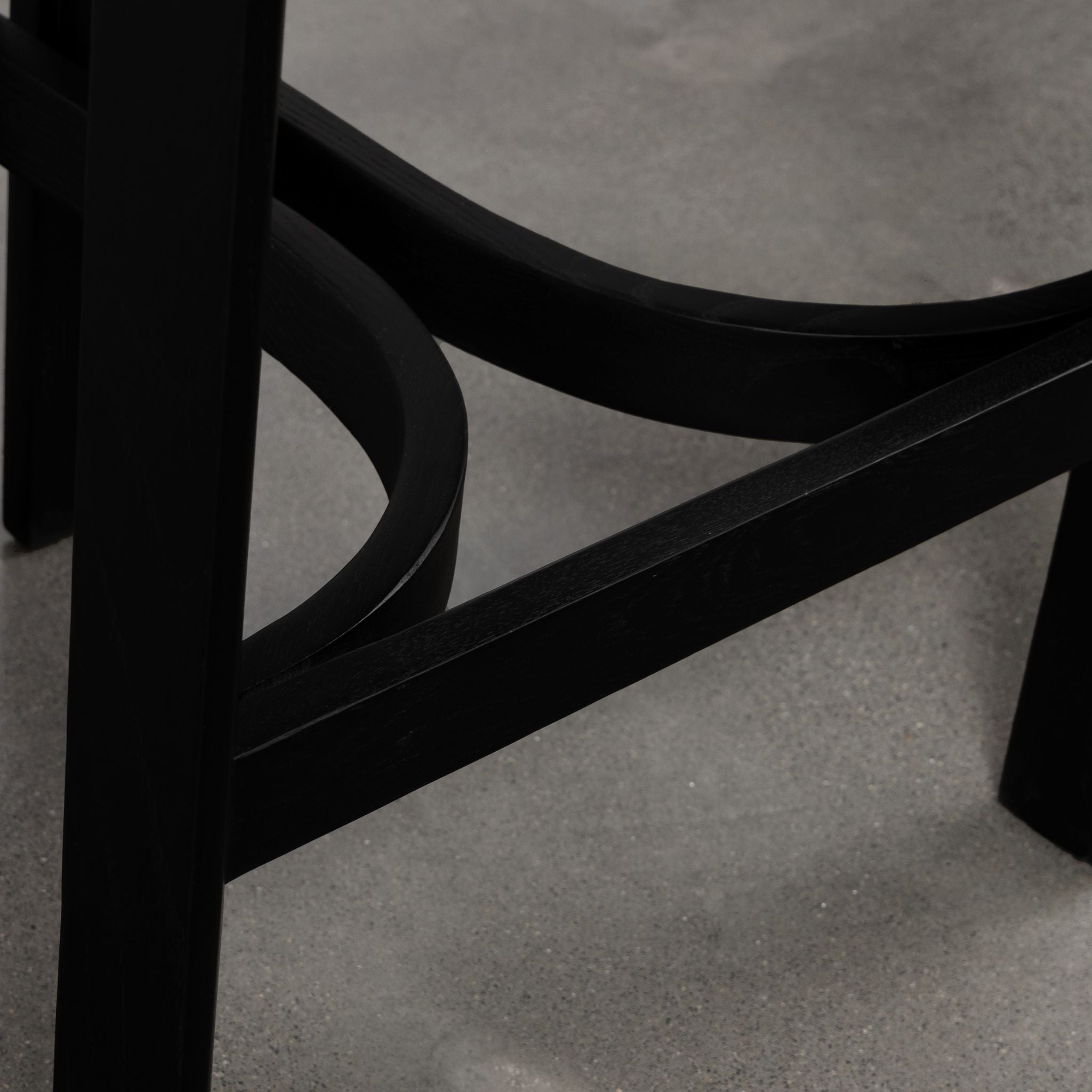 August Wooden Bar Stool