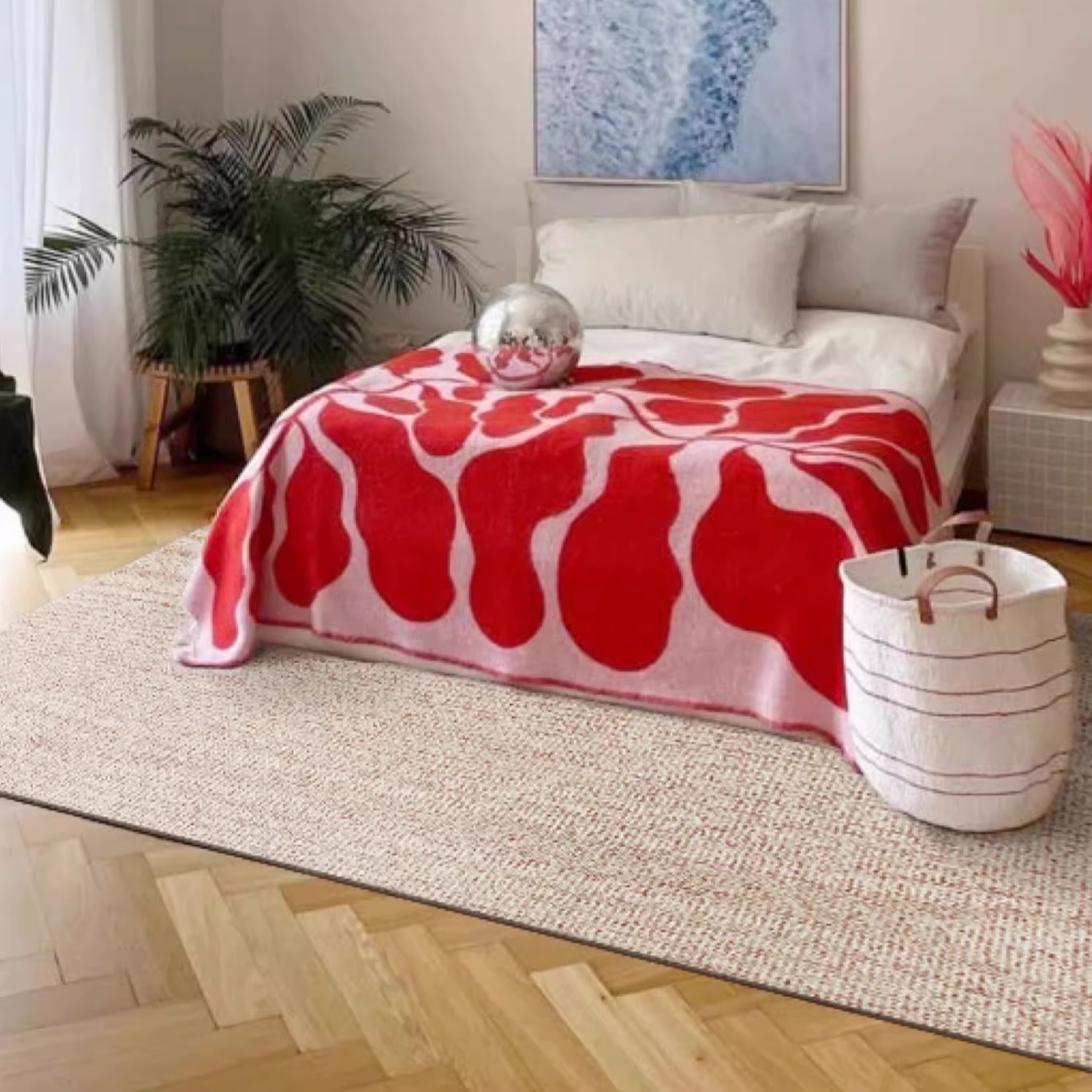 Strawberry Wool Rug