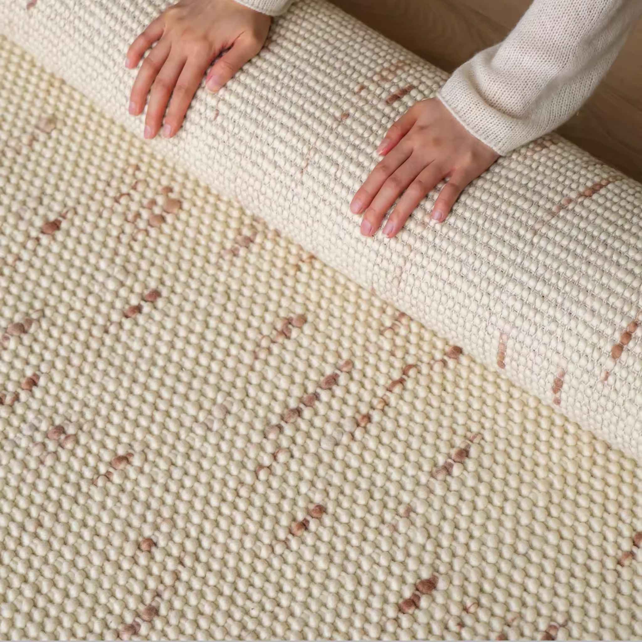 Pom Pom Wool Rug