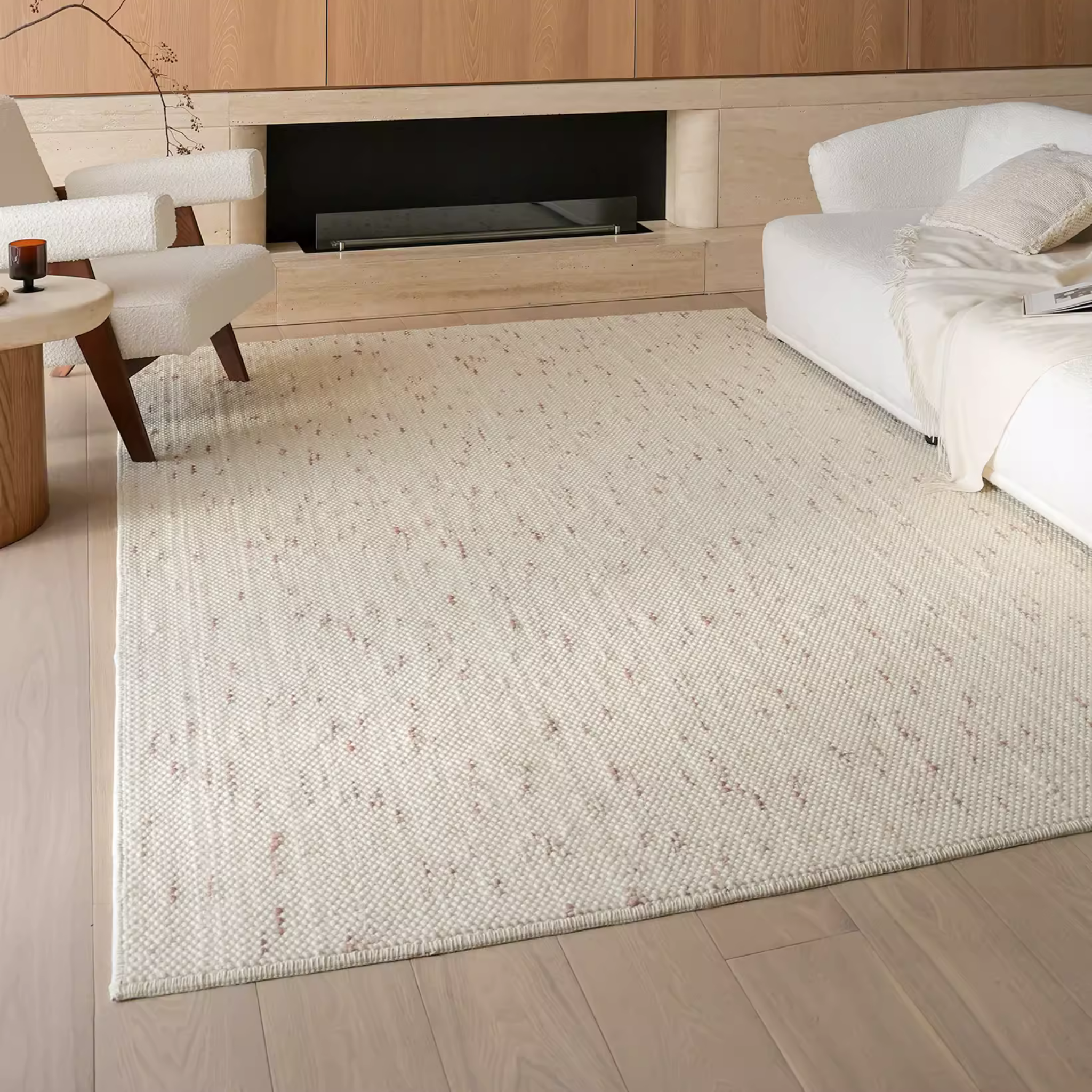 Pom Pom Wool Rug
