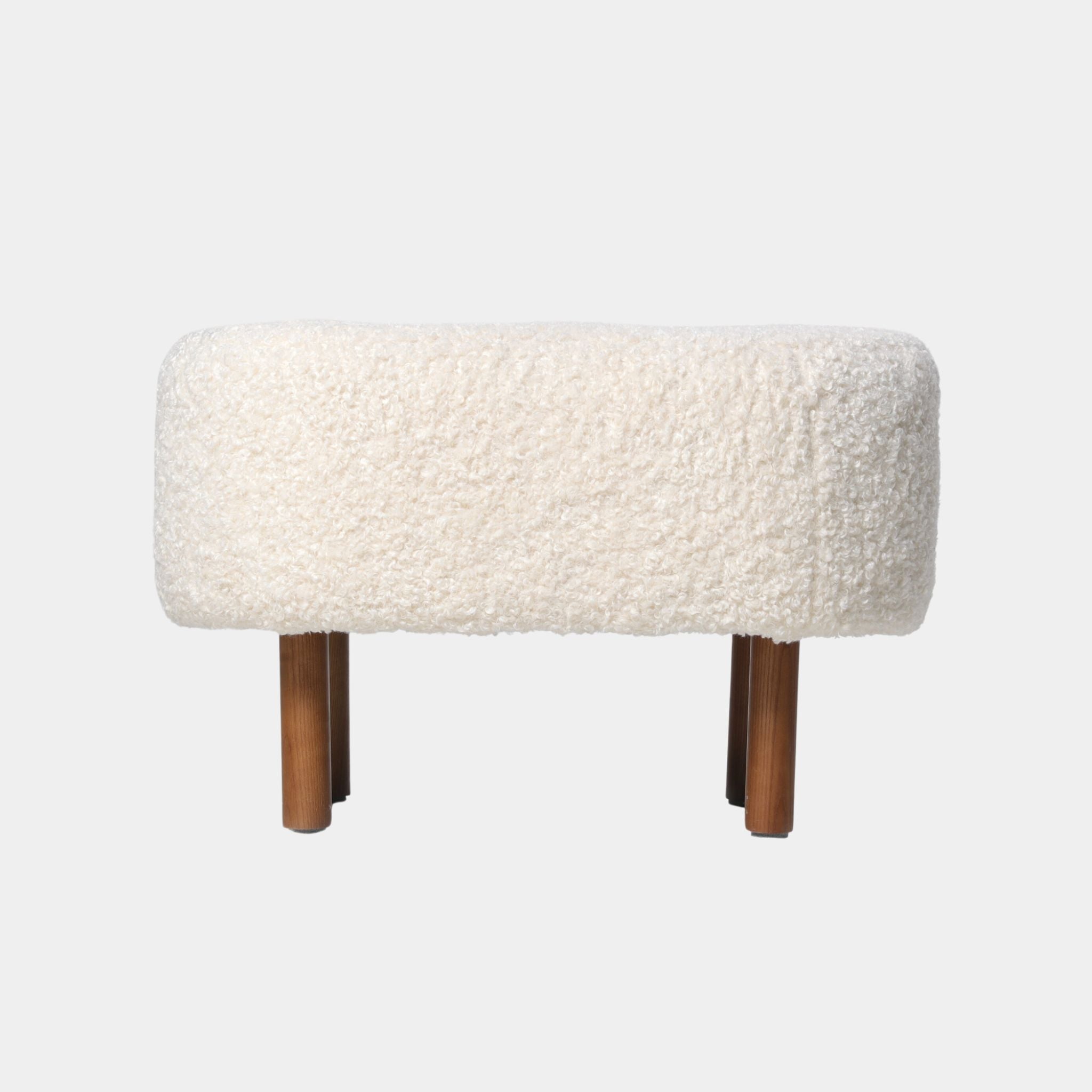 Agnes Wool Armchair - Short Hair | The Feelter