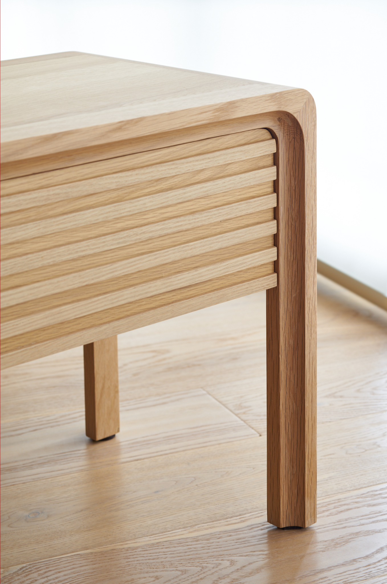 Pumrey Wooden Bedside Table - The Feelter