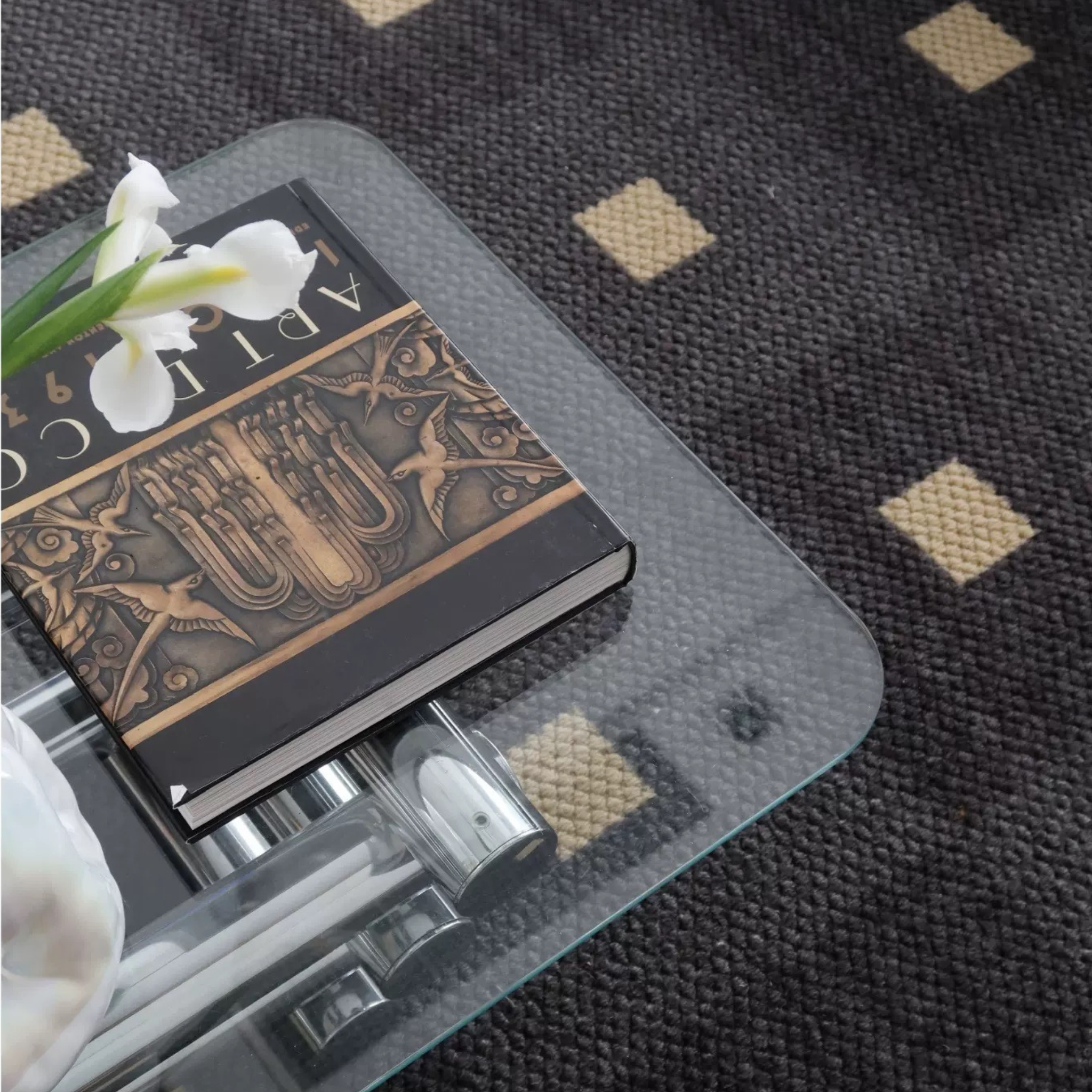 Boxes Wool Rug