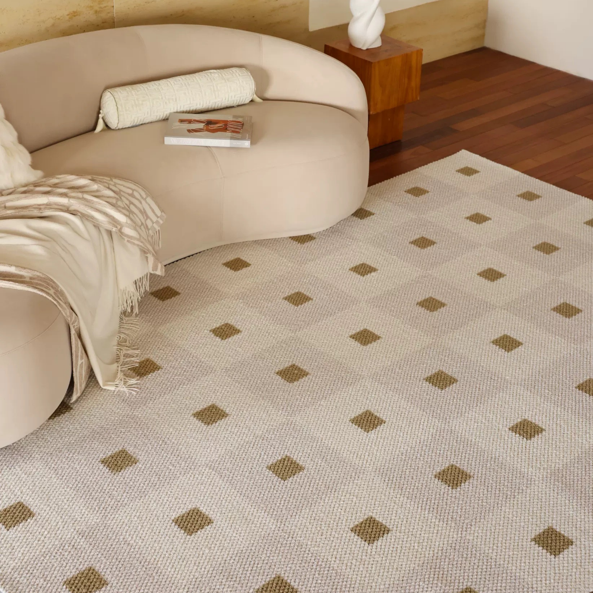 Boxes Wool Rug