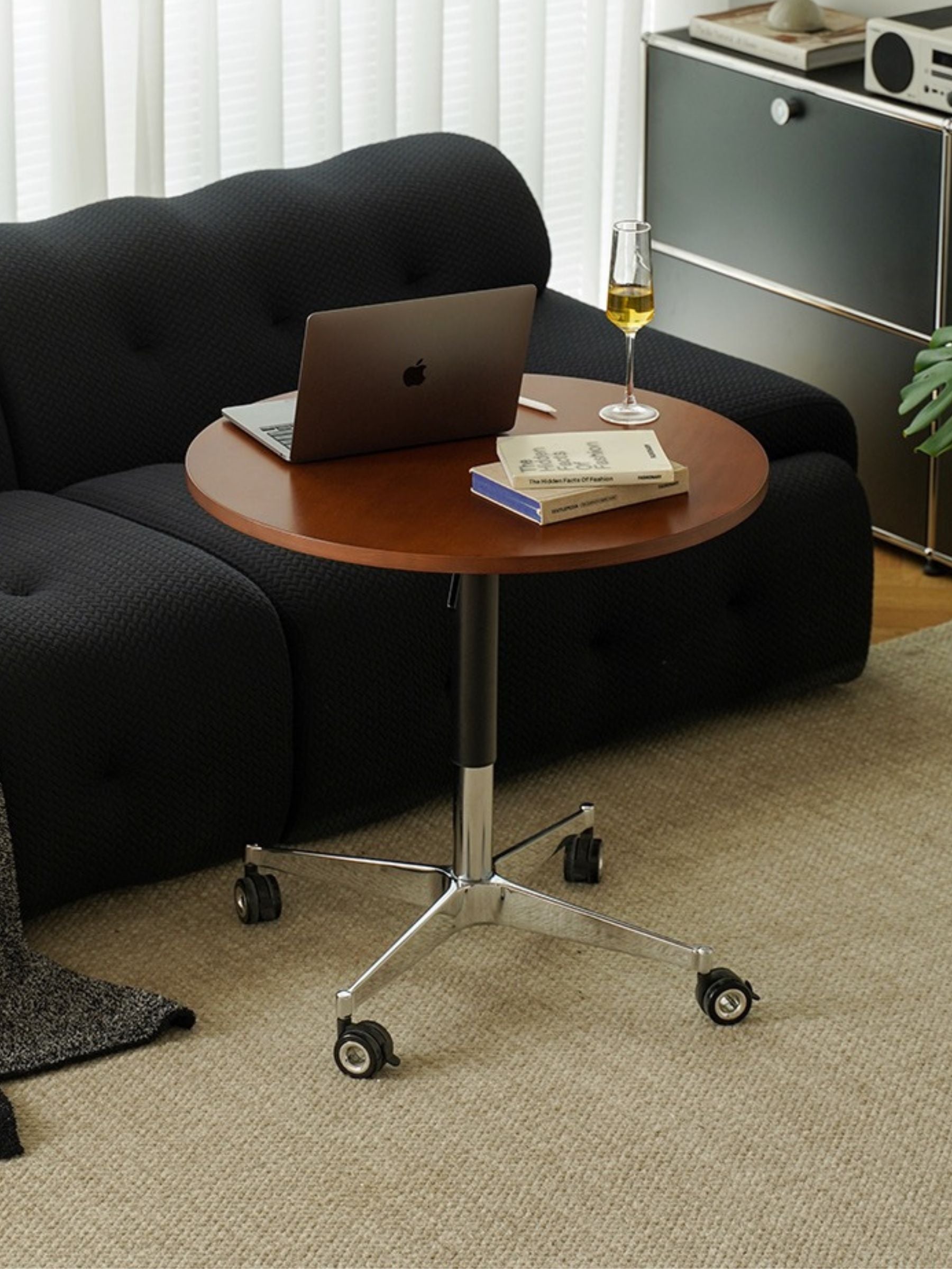 Height-Adjustable Bar Table