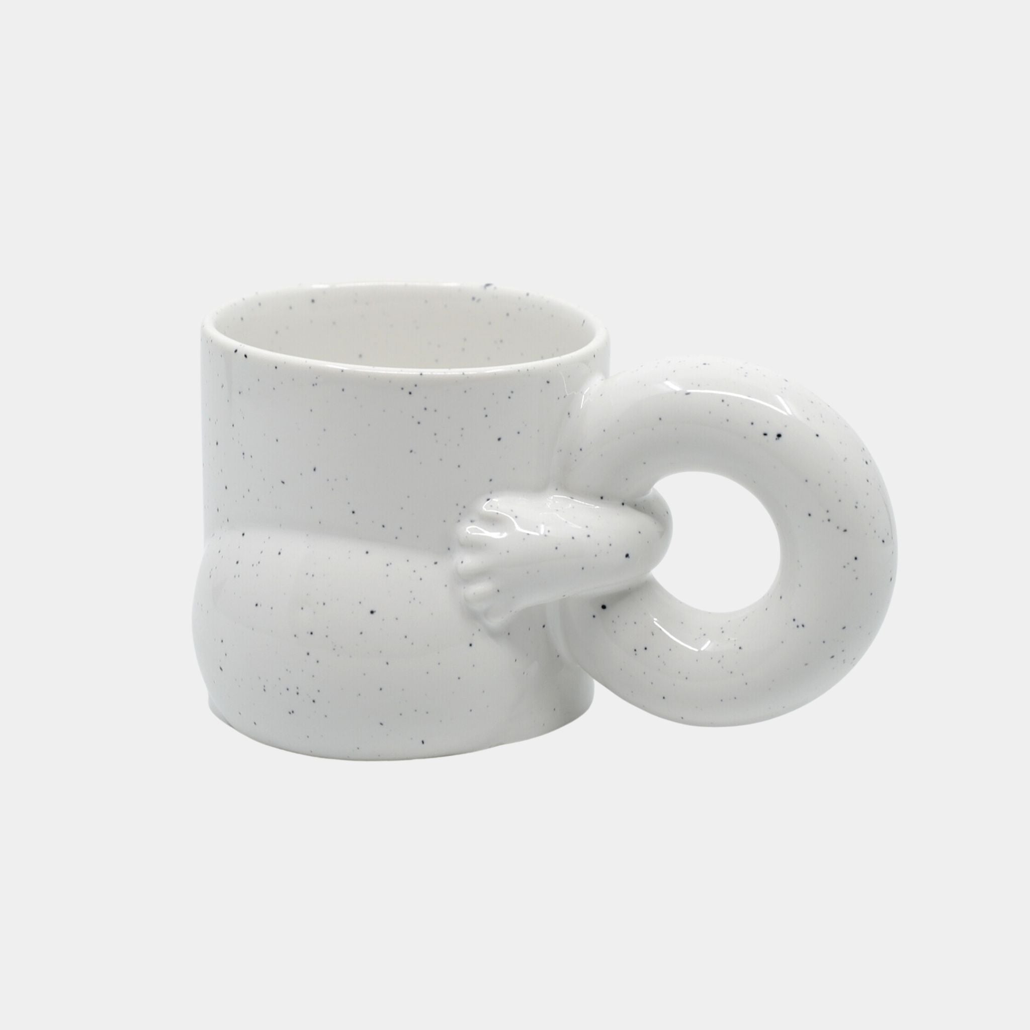 Ceramic Mug | White Baby Belly - The Feelter