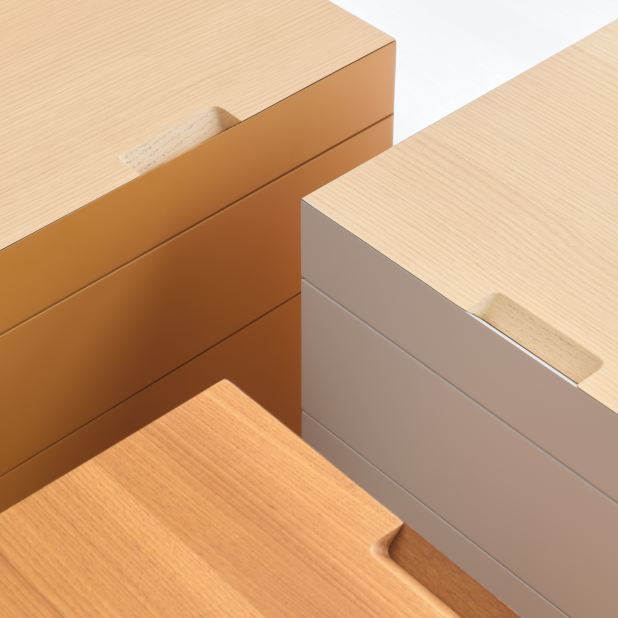 Sharp Wooden Bedside Table - The Feelter