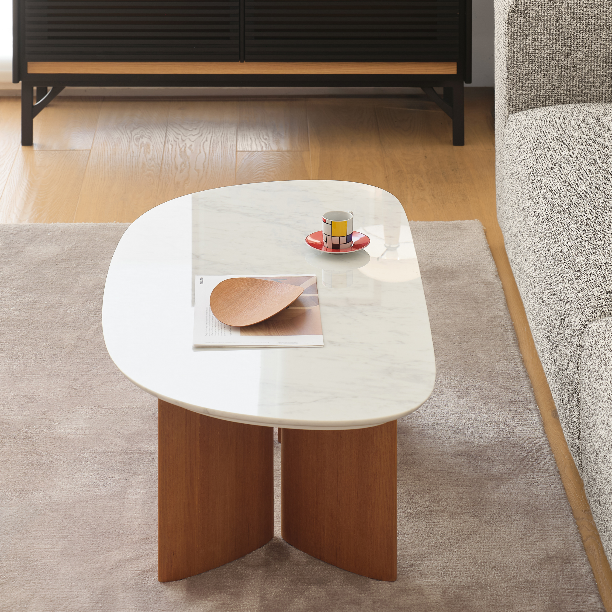 Butterfly Marble Coffee Table - The Feelter