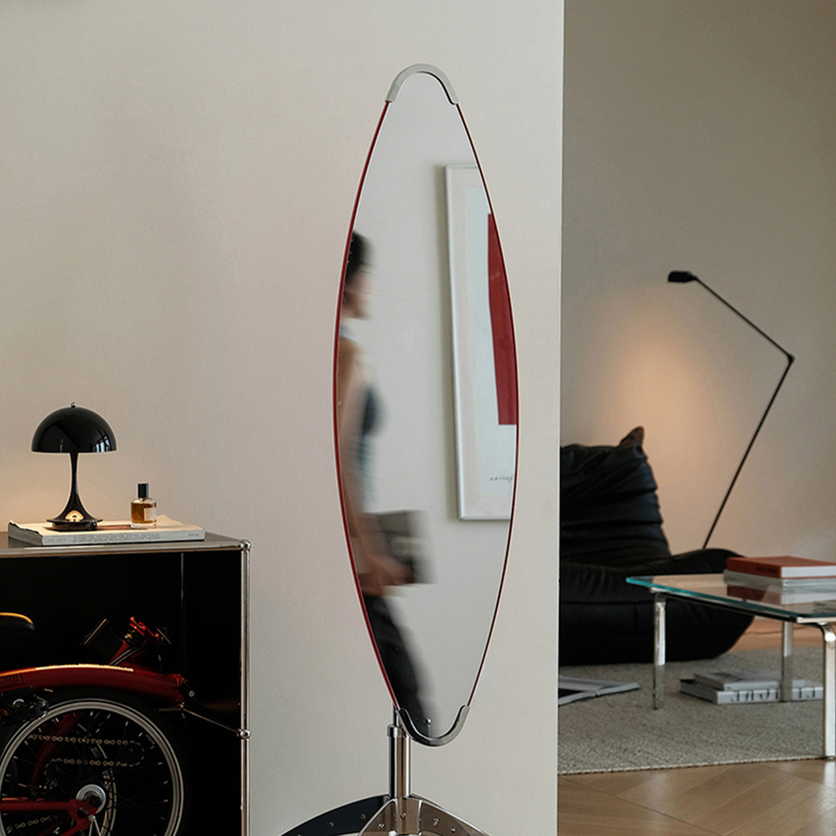 Surfboard Rotating Plastic Mirror - The Feelter