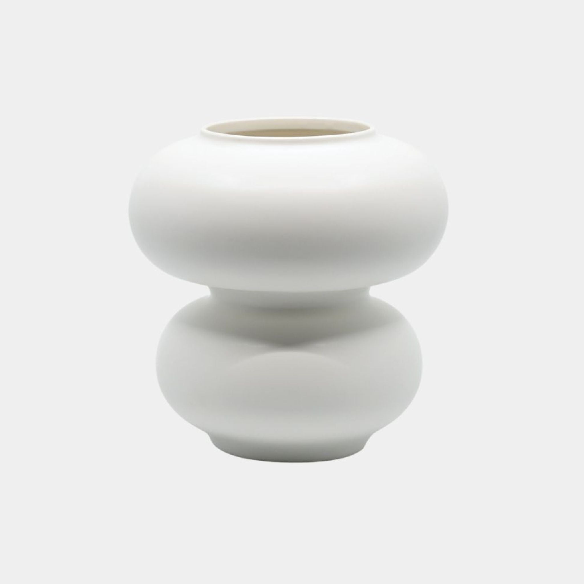 Ceramic Vase | Bubble Series - Short White - The Feelter