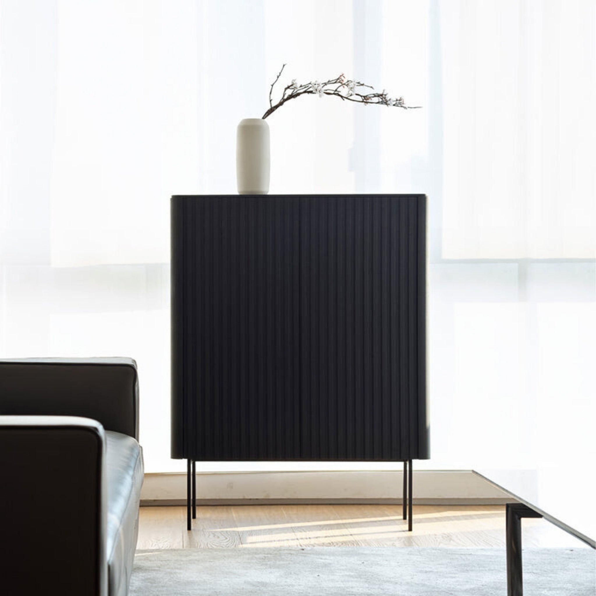 Grace Fluted Timber Cabinet - The Feelter