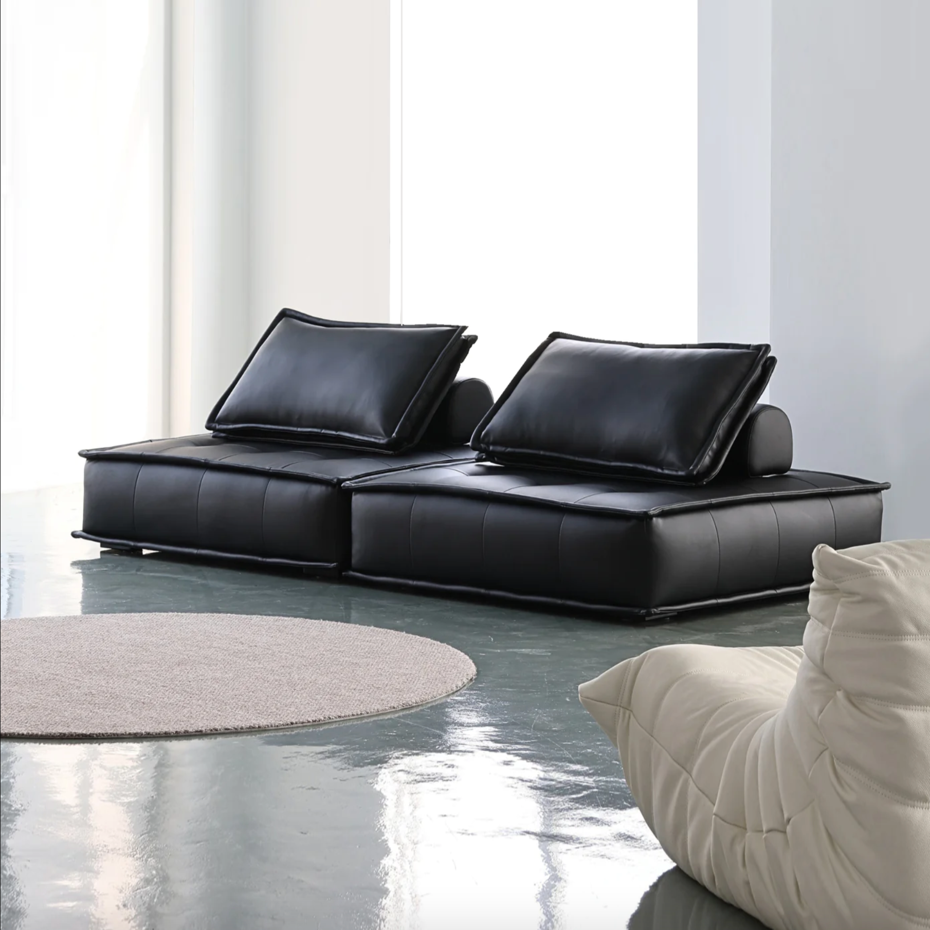 Biscuit Ottoman Style Modular Sofa - The Feelter