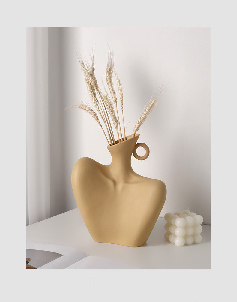 Ceramic Vase | Yellow Collarbones - The Feelter