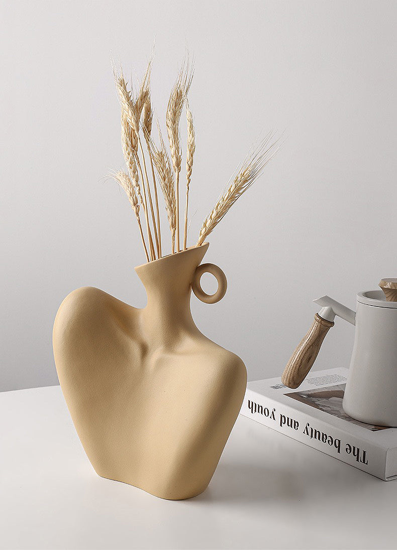Ceramic Vase | Yellow Collarbones - The Feelter