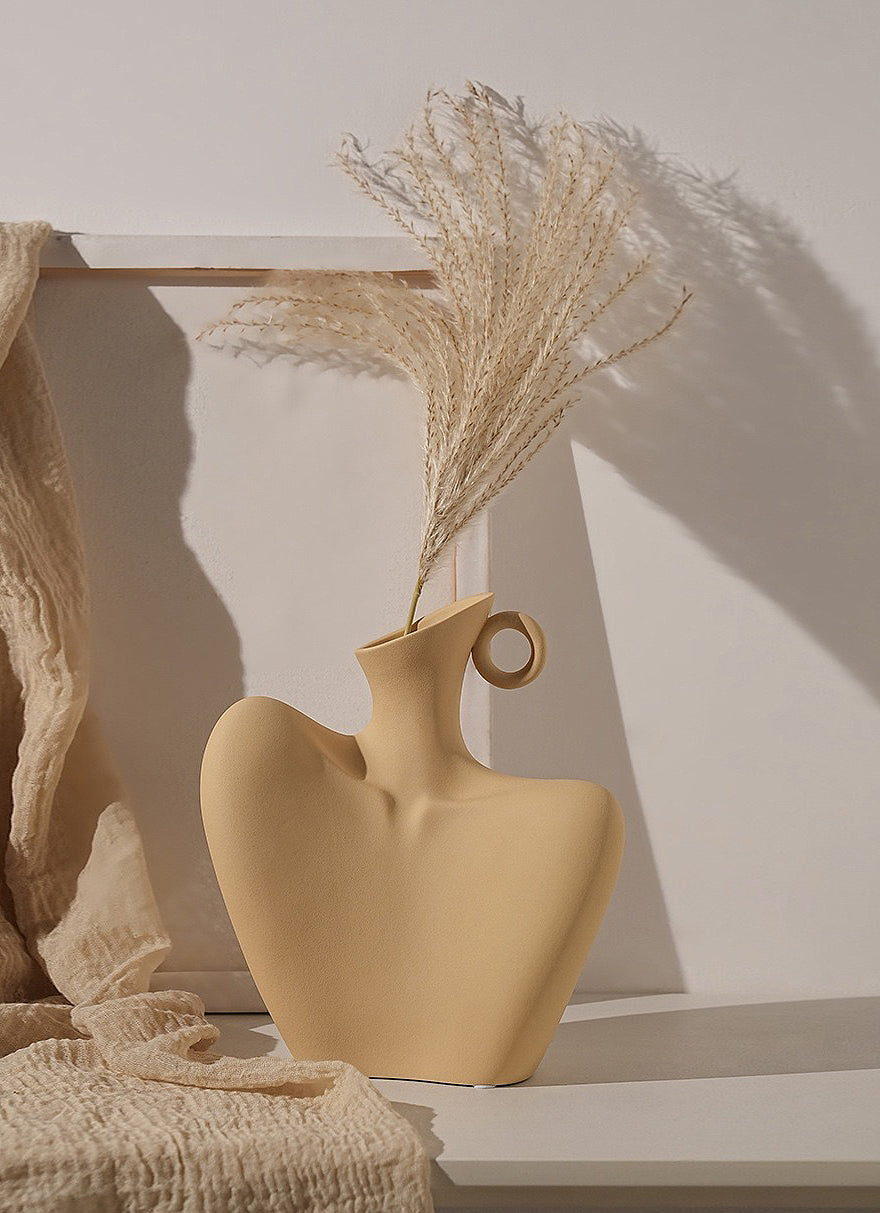 Ceramic Vase | Yellow Collarbones - The Feelter