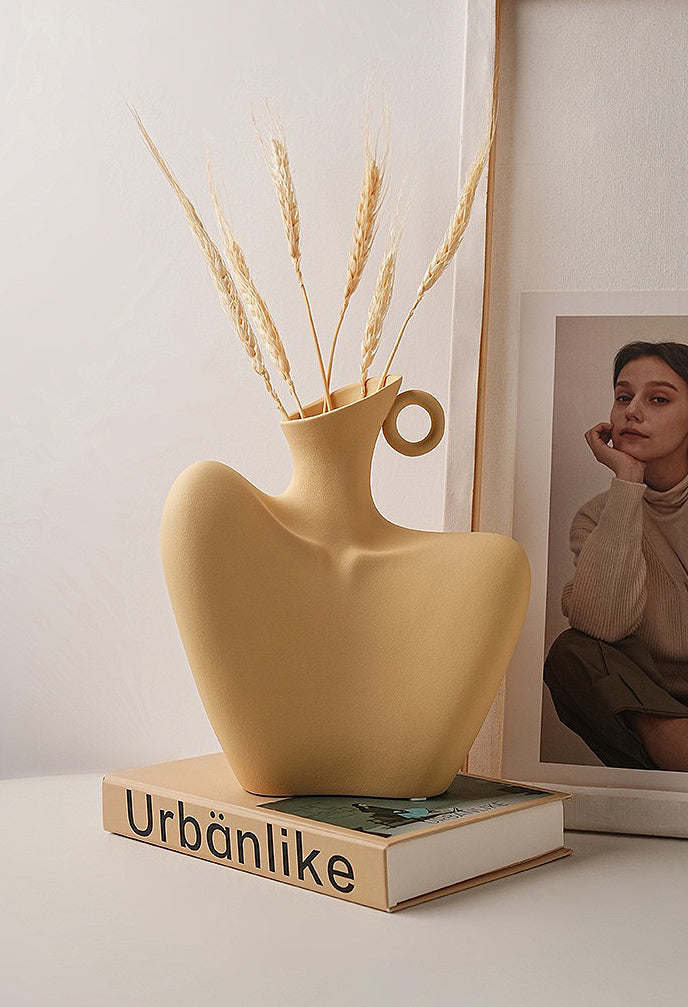 Ceramic Vase | Yellow Collarbones - The Feelter