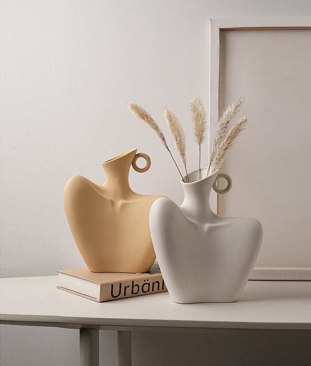 Ceramic Vase | Yellow Collarbones - The Feelter