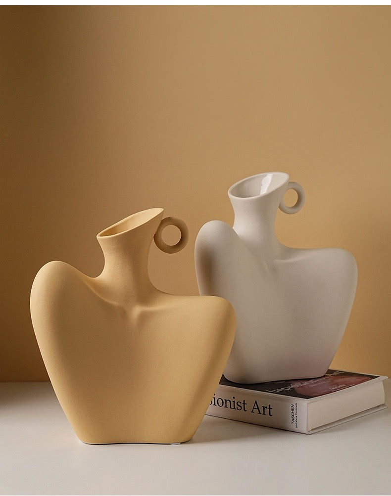 Ceramic Vase | Yellow Collarbones - The Feelter