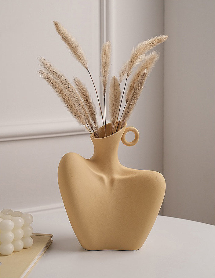 Ceramic Vase | Yellow Collarbones - The Feelter