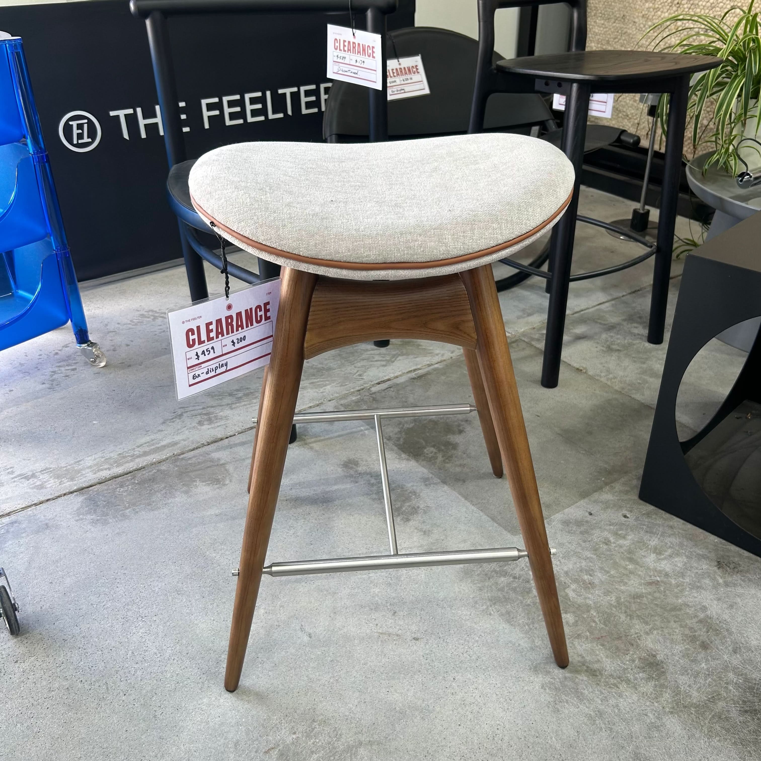 Bar Stool | Walnut | Clearance - The Feelter