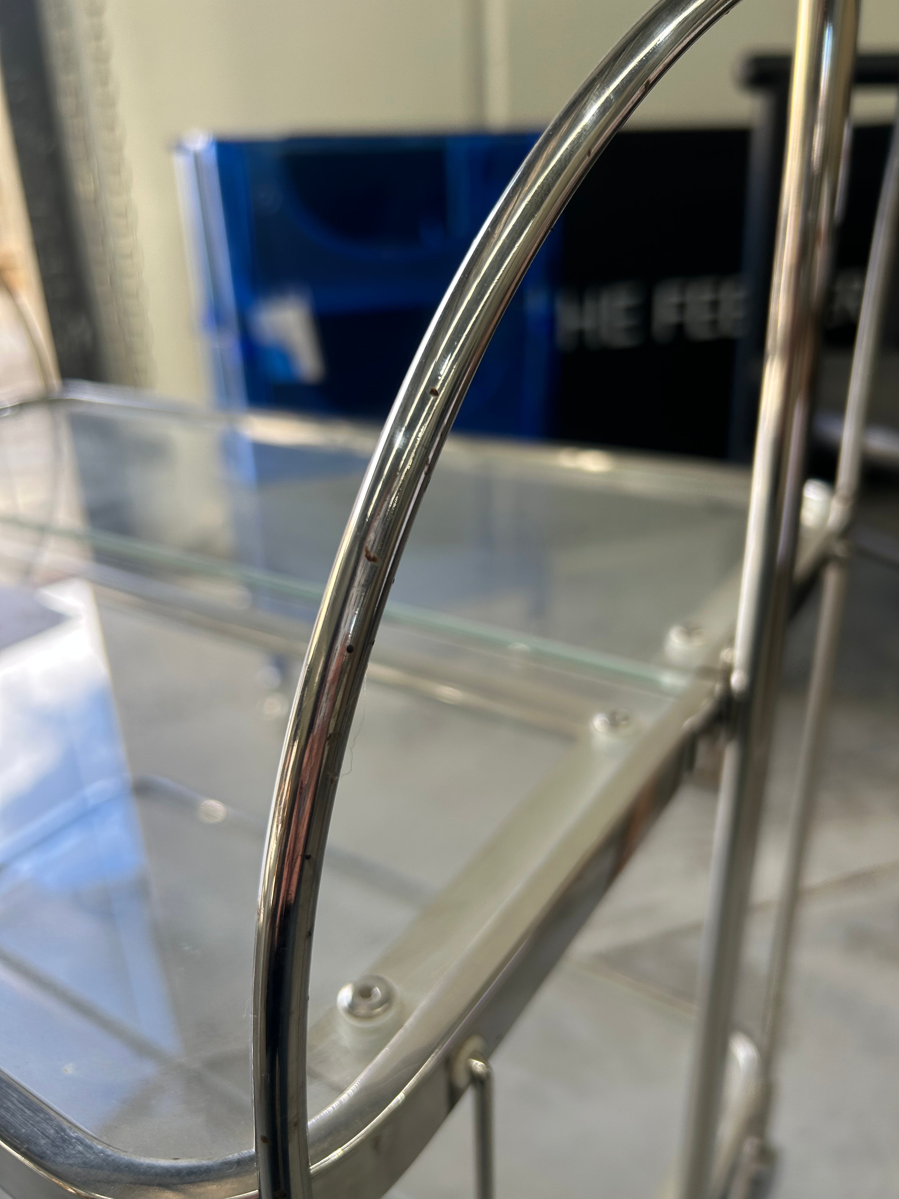 Celeste Glass Bar Cart | Clear Glass | Clearance - The Feelter