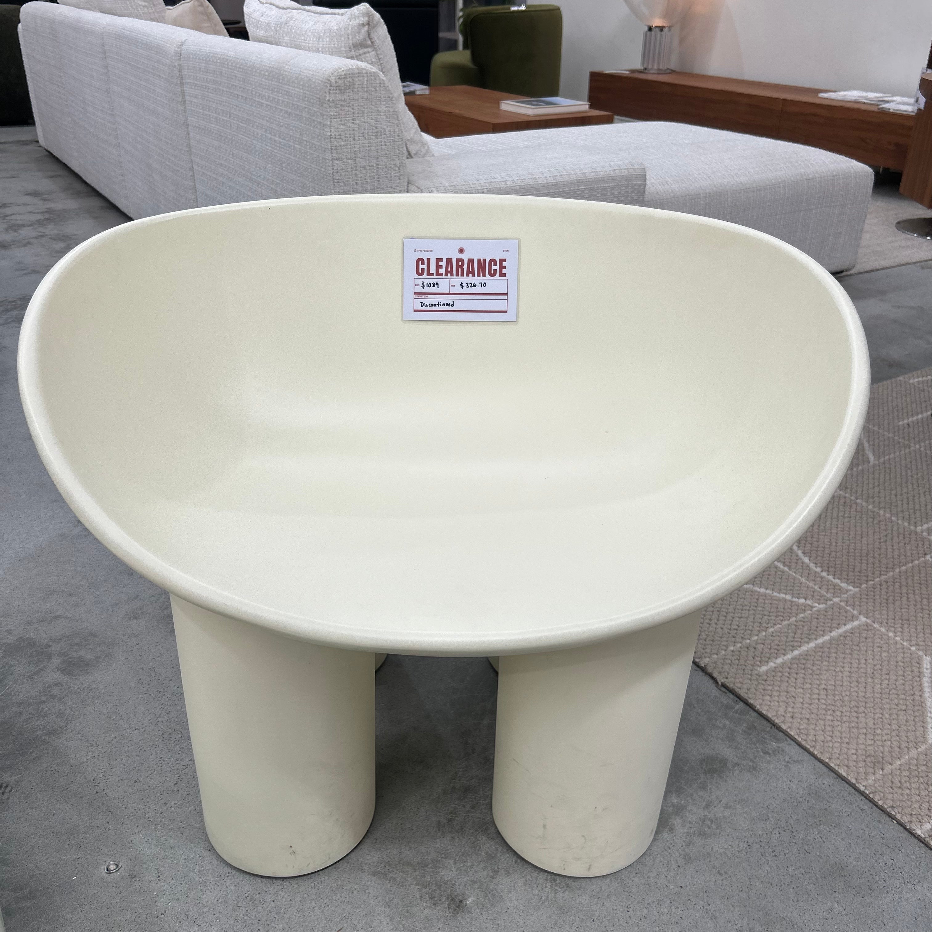 Chubby Series Armchair | Fibreglass Version | Clearance - The Feelter