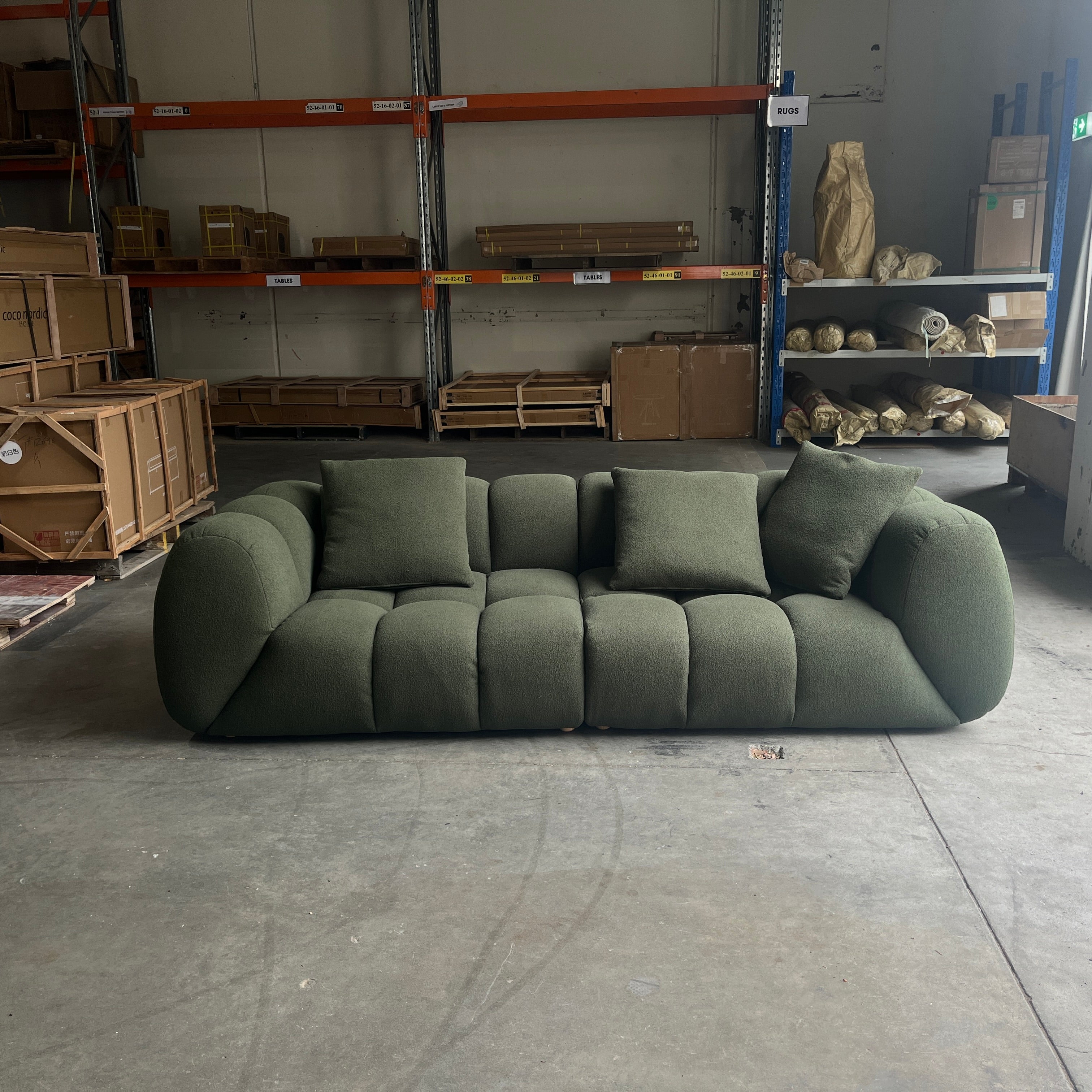 Ruka Tufted Sofa | 3 Seater (2.5m) | Clearance - The Feelter