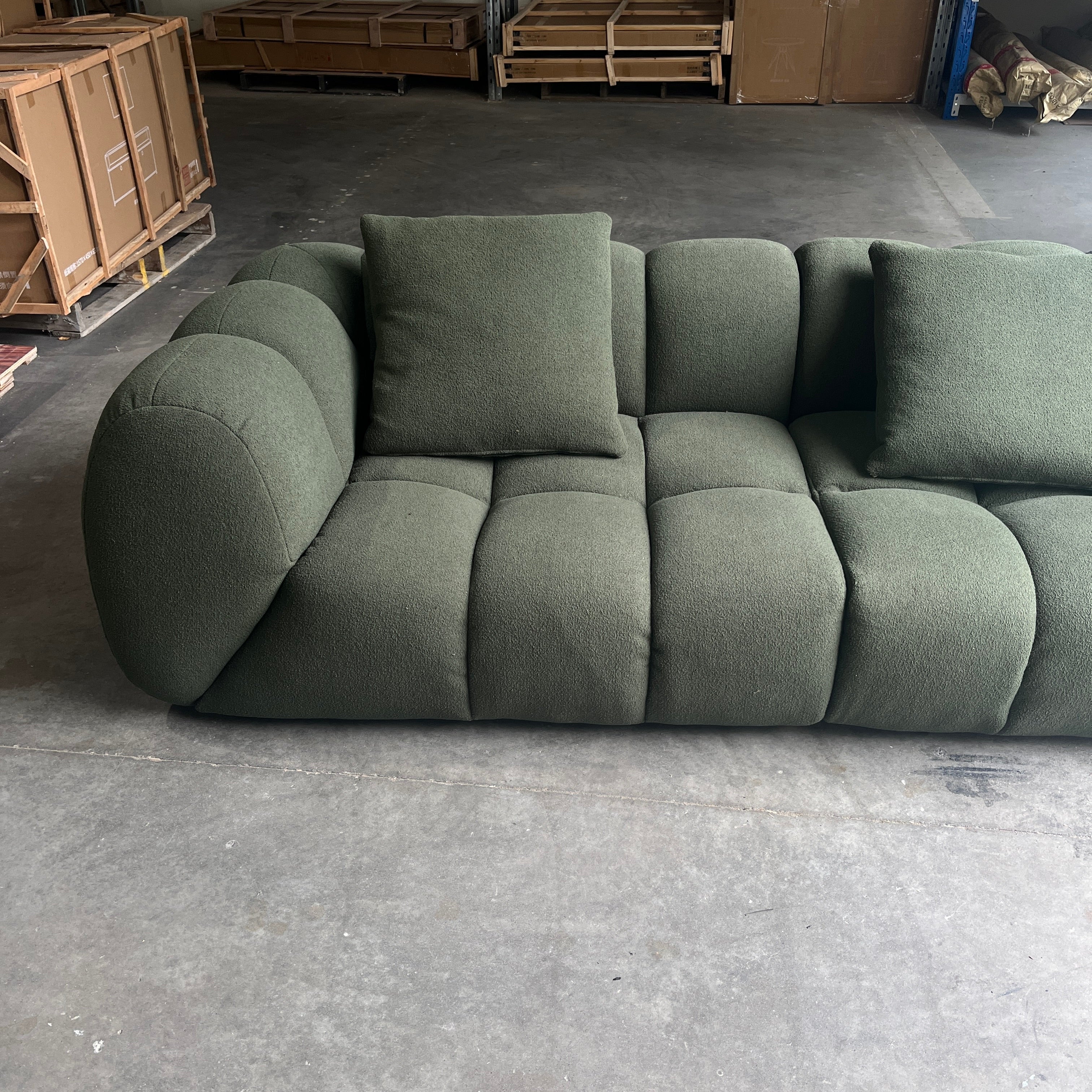 Ruka Tufted Sofa | 3 Seater (2.5m) | Clearance - The Feelter