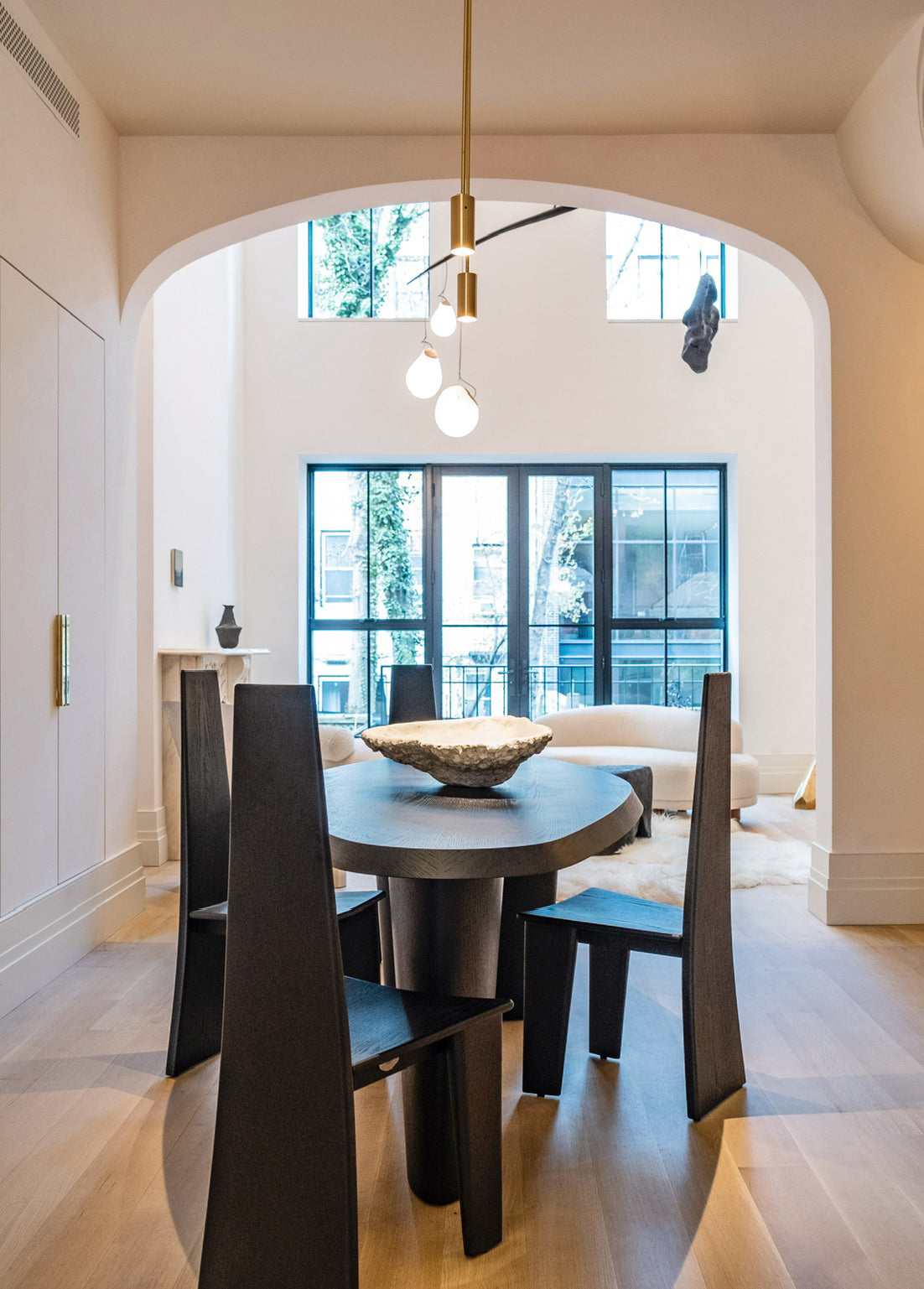 kar High Back Chair 侘寂简约木质高背餐椅餐厅座椅陈列买手店 - The Feelter