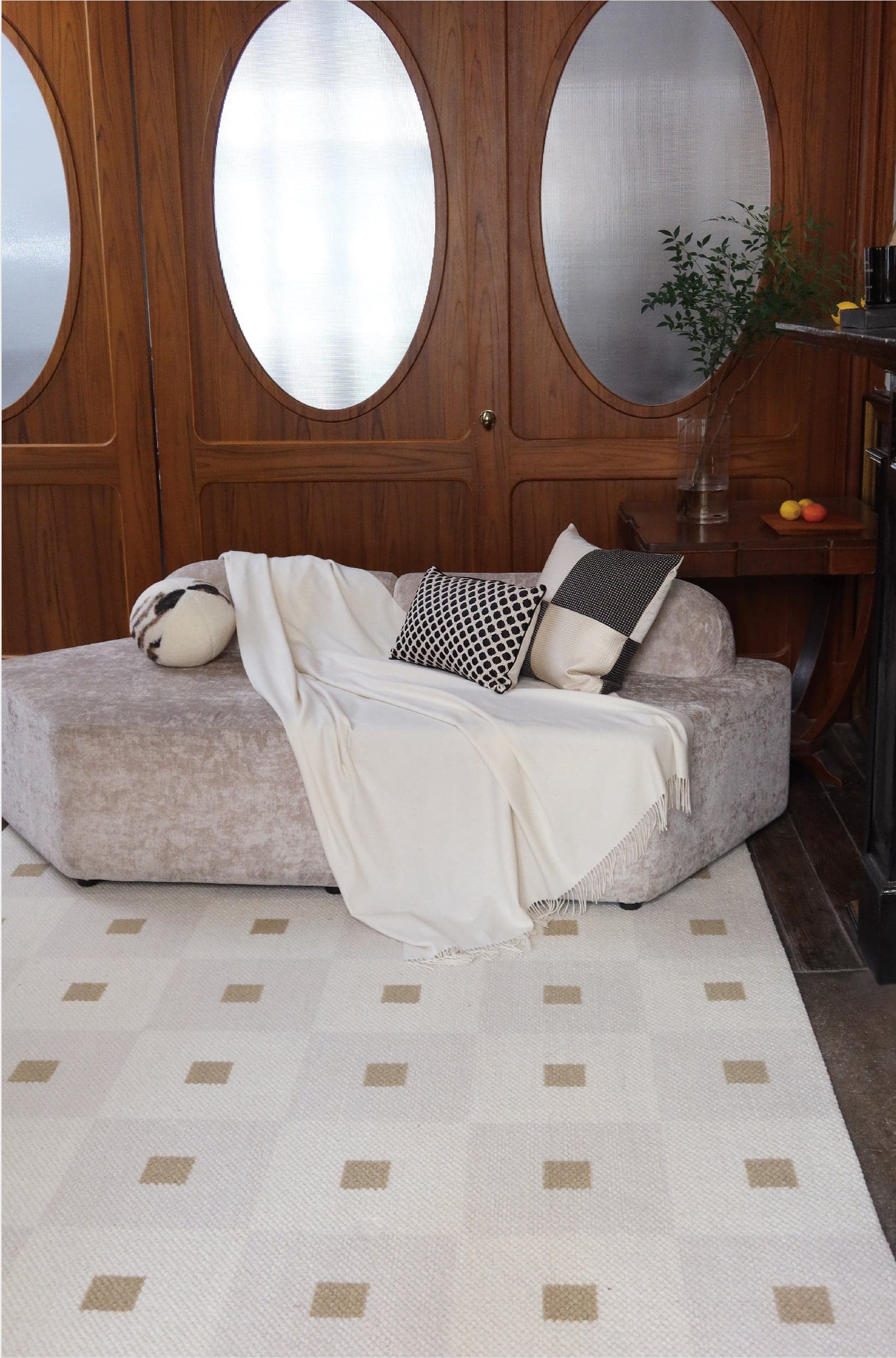 Pantheon Wool Rug - Beige