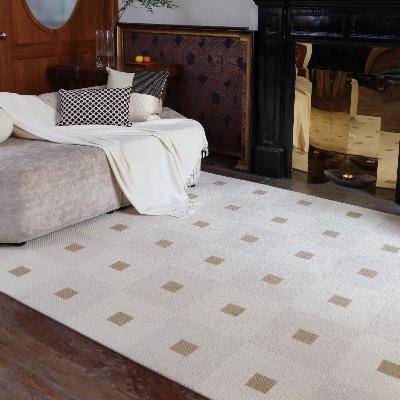 Pantheon Wool Rug | Beige - The Feelter