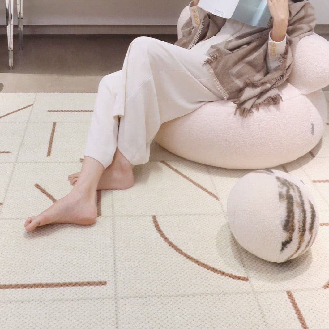 Central Park Wool Rug - Cream