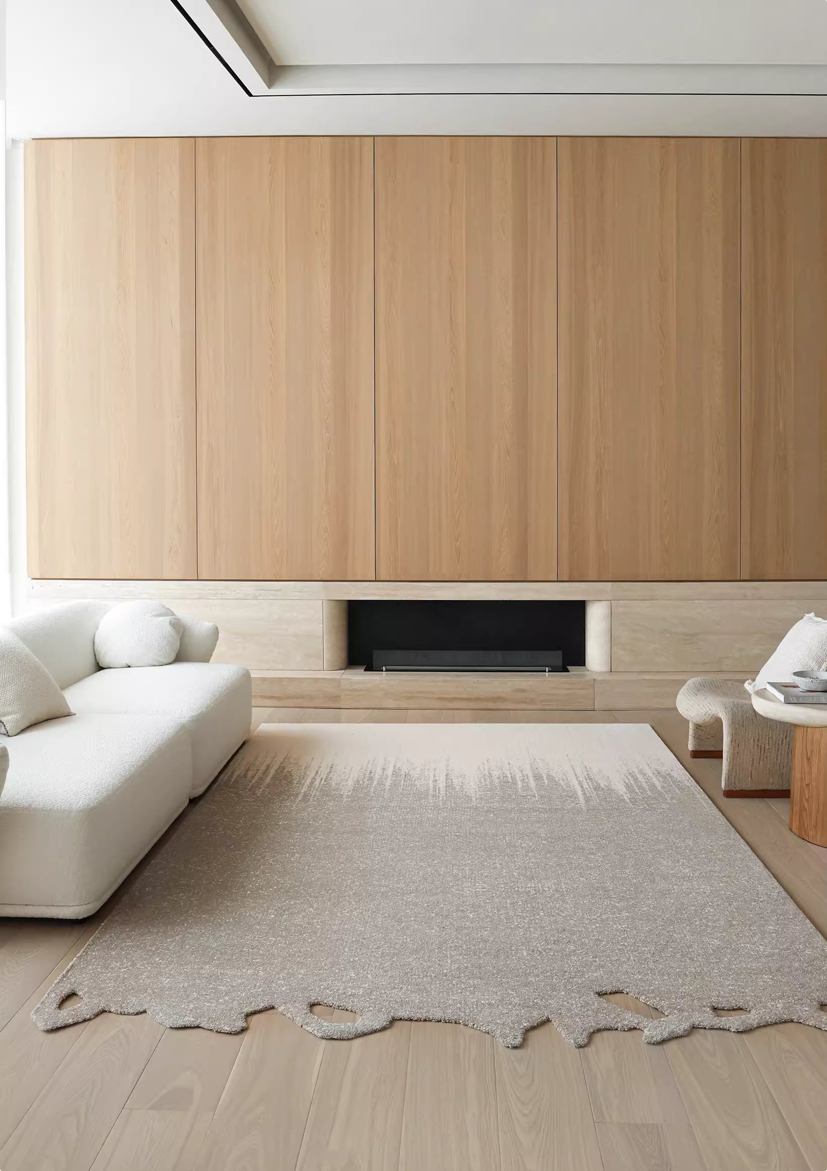 Glacier Glue-Free Rug