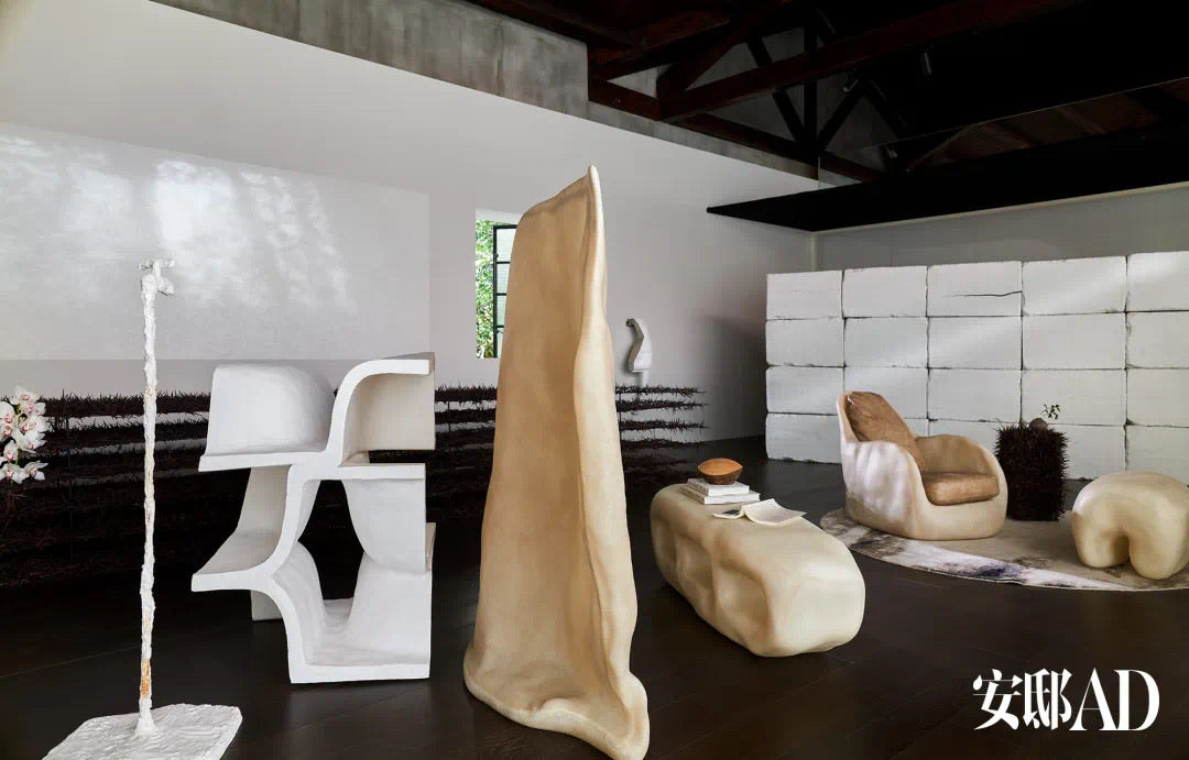 kar Knead Screen 侘寂玻璃钢异型洞穴屏风买手店陈列客厅 - The Feelter