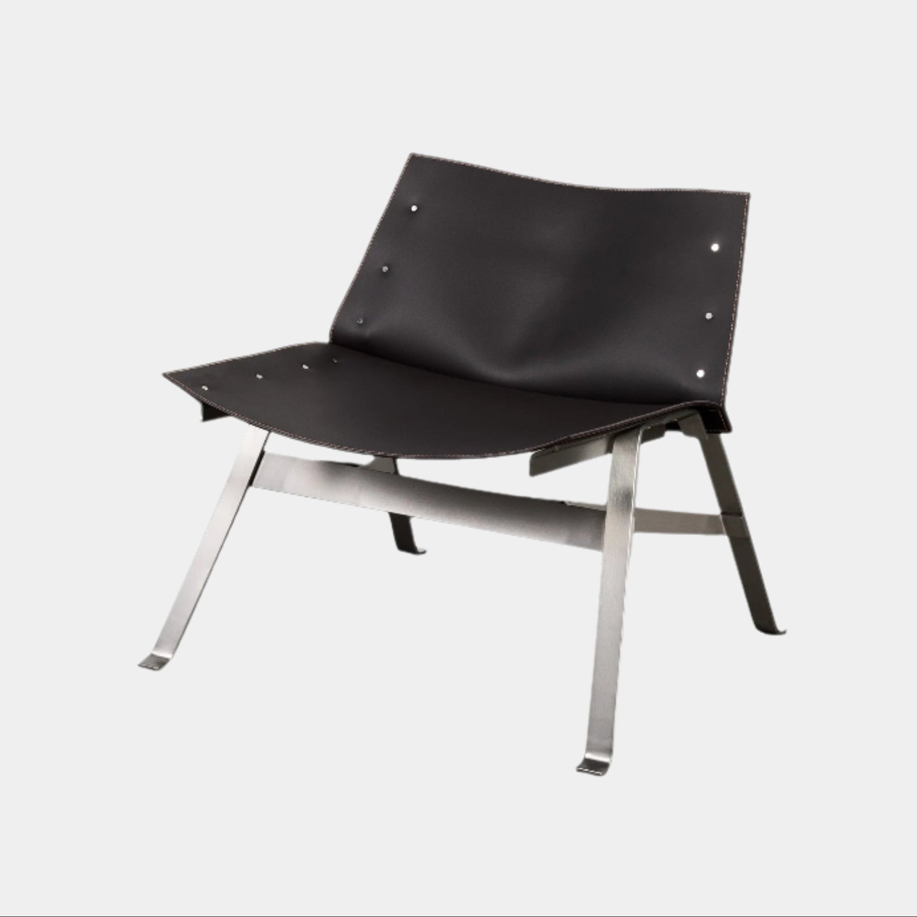 Crane Leather Lounge Chair