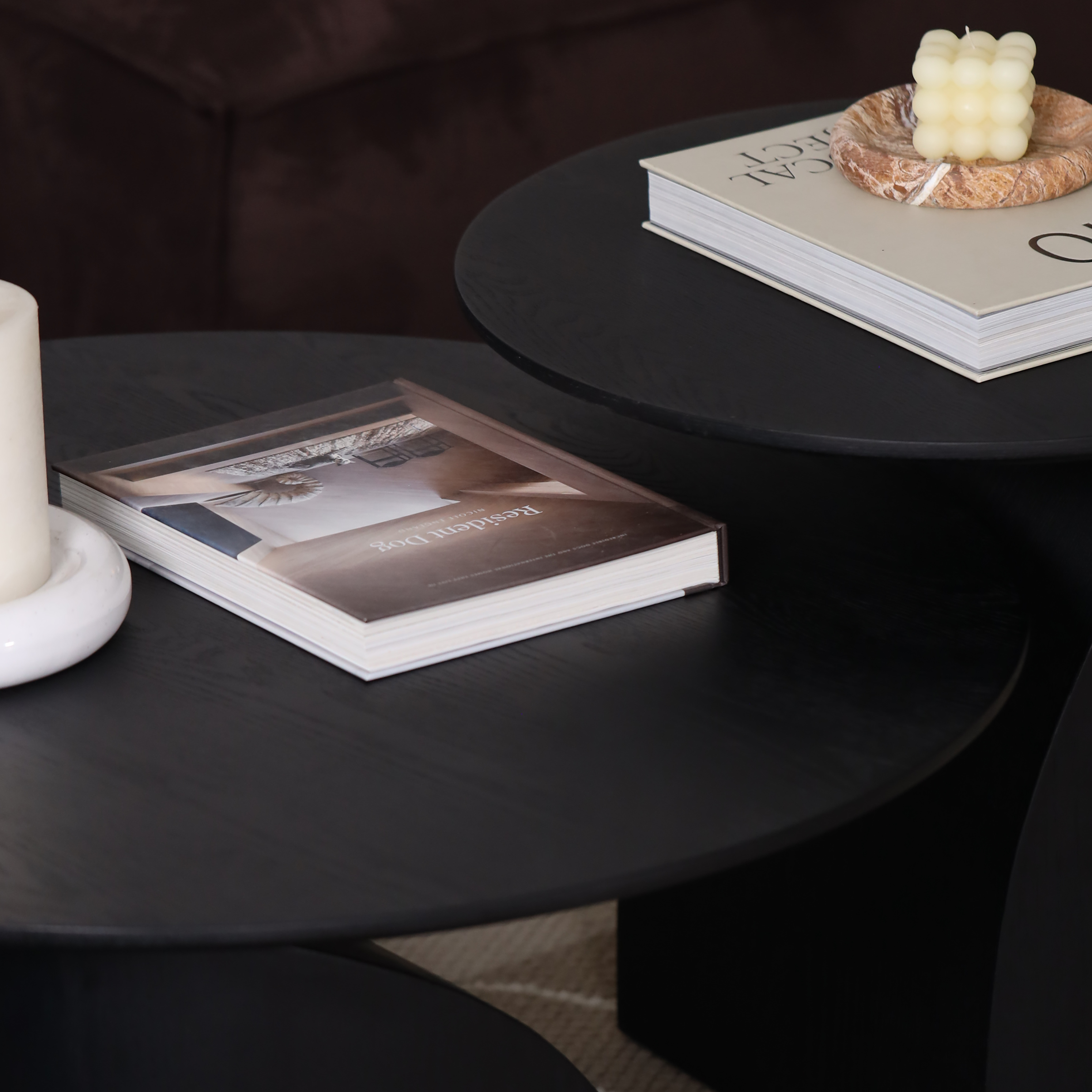 Curved Twins Coffee Table - The Feelter
