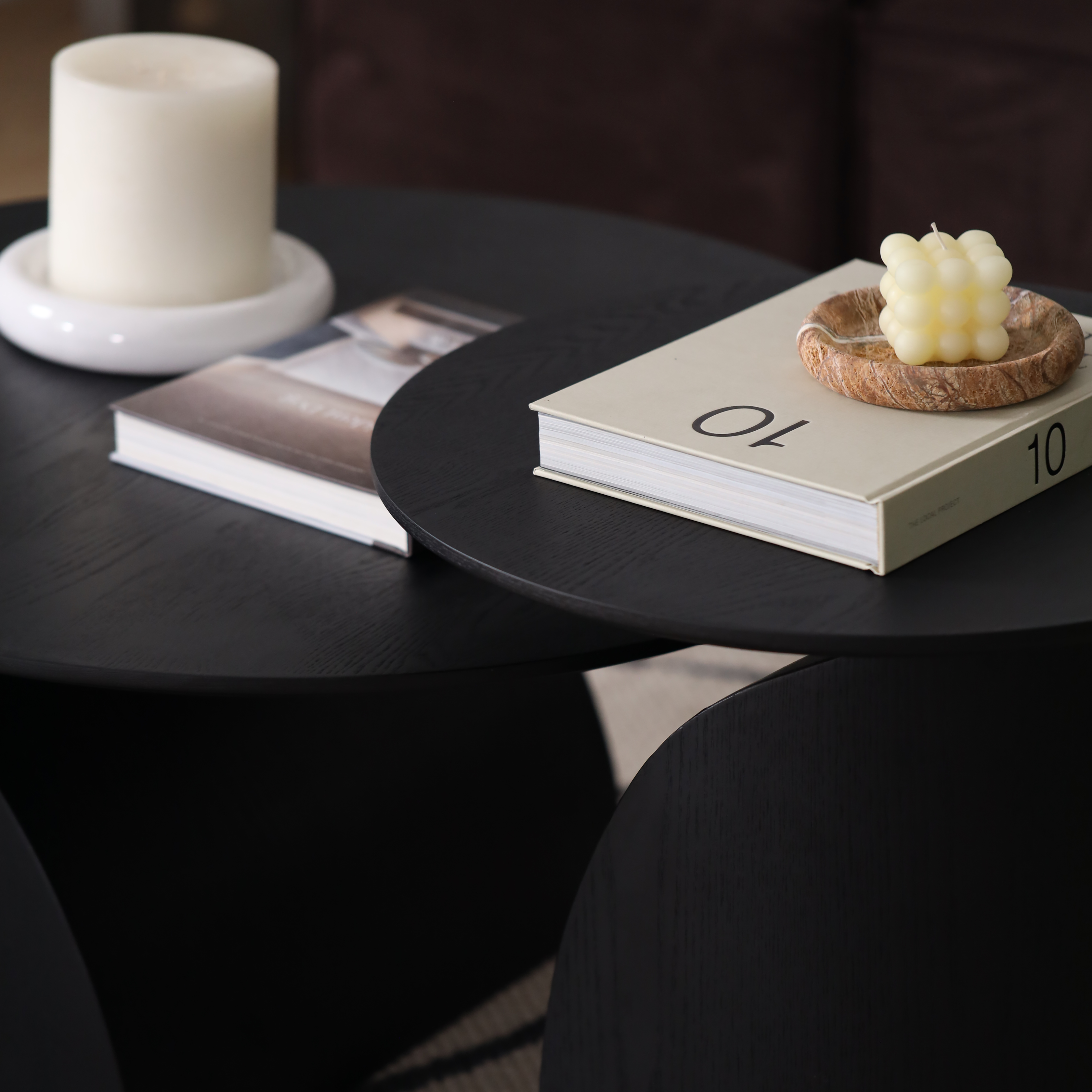 Curved Twins Coffee Table - The Feelter