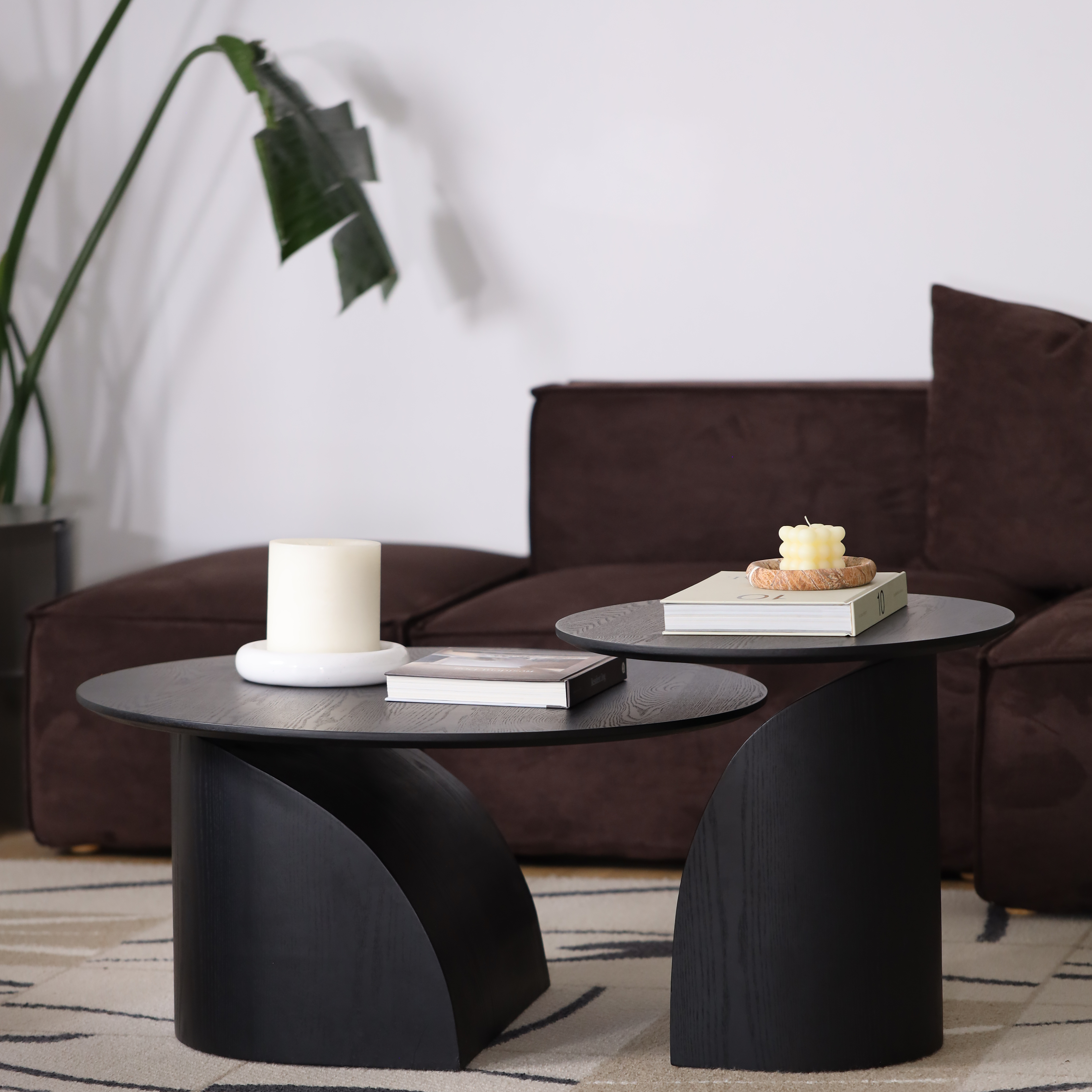 Curved Twins Coffee Table - The Feelter