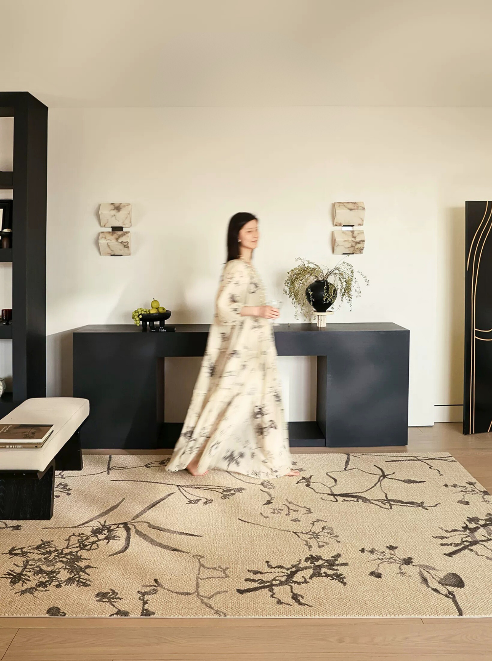 The Feelter Pressed Flowers Wool Rug