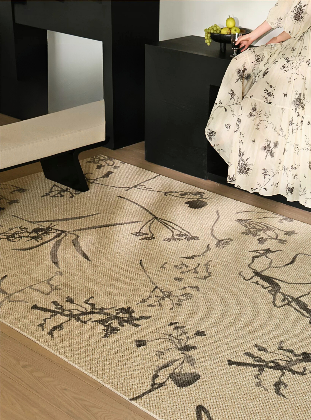 The Feelter Pressed Flowers Wool Rug