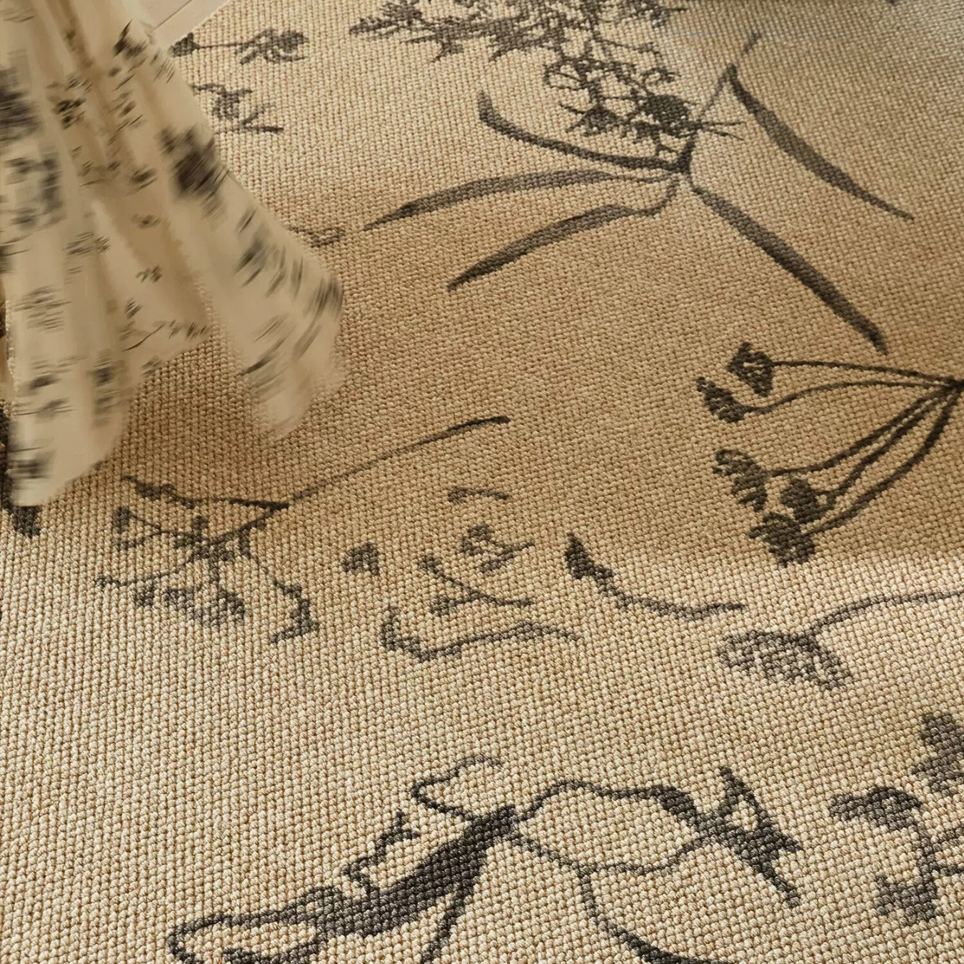 The Feelter Pressed Flowers Wool Rug