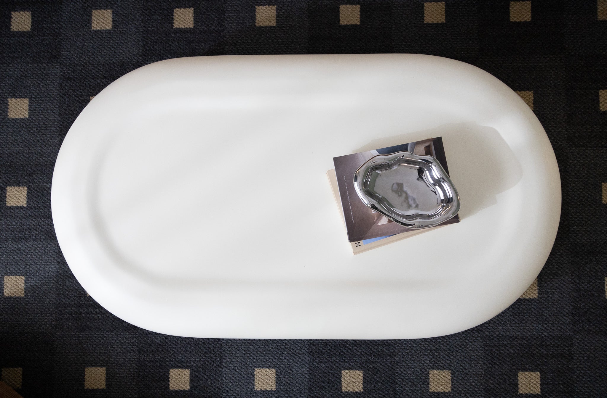 roly poly fibreglass coffee table