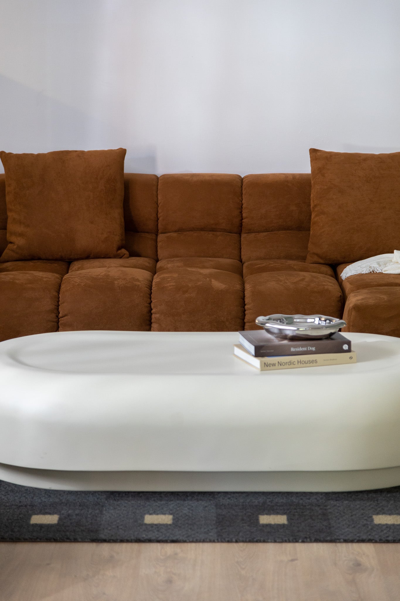 roly poly fibreglass coffee table