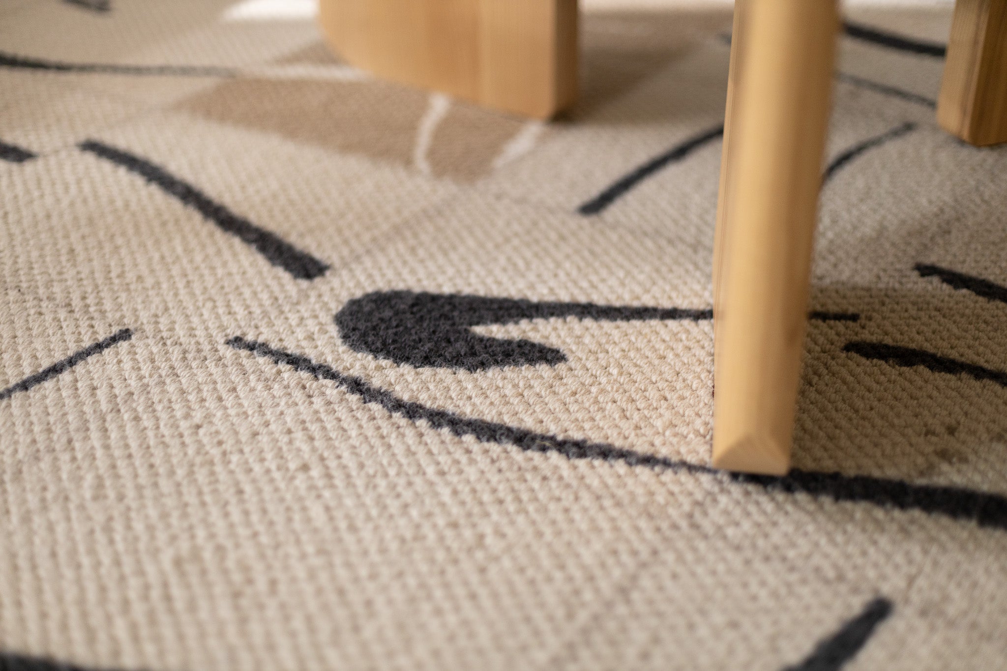Terrazzo and Wood Round Coffee Table - The Feelter