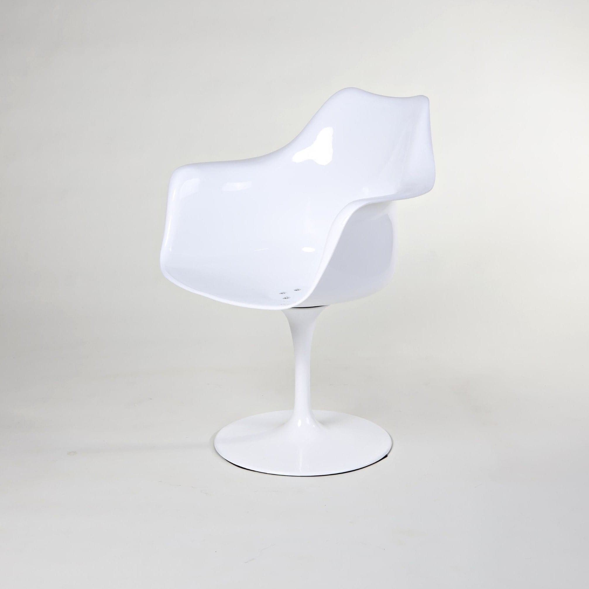 Tulip Dining Chair with Armrest Replica | The Feelter