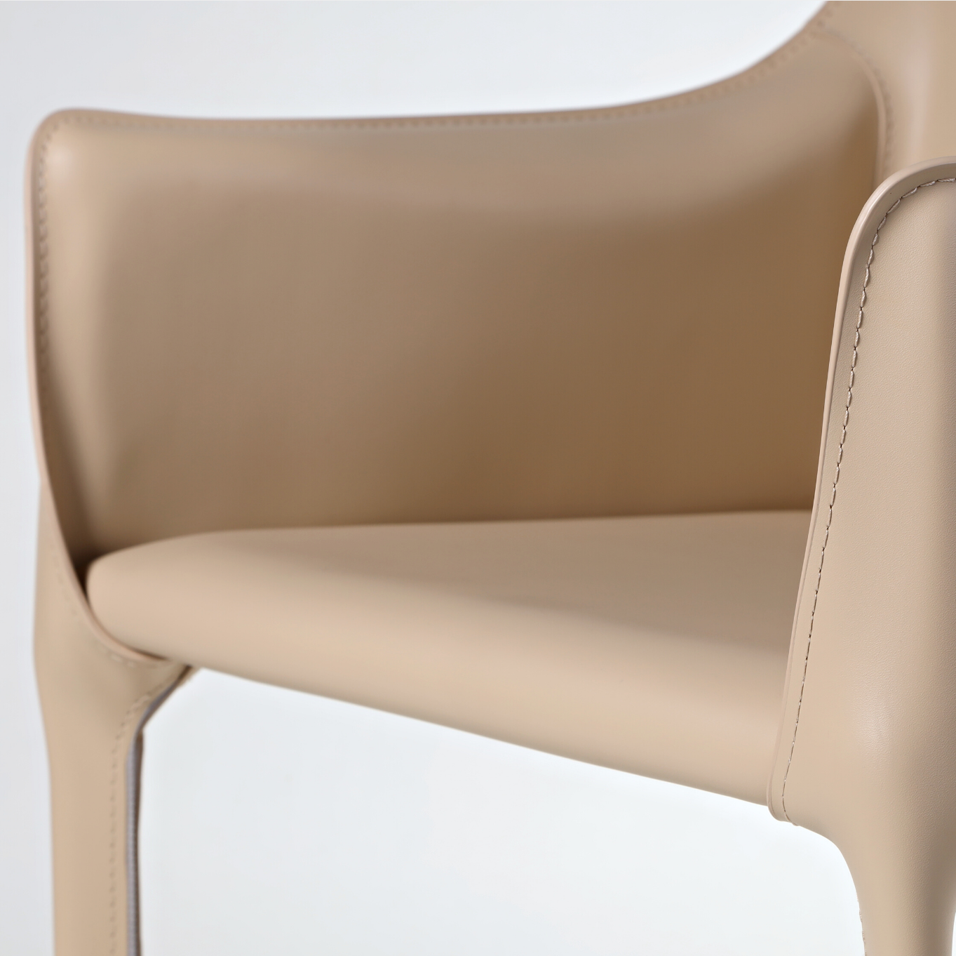 Scholar Leather Dining Chair The Feelter