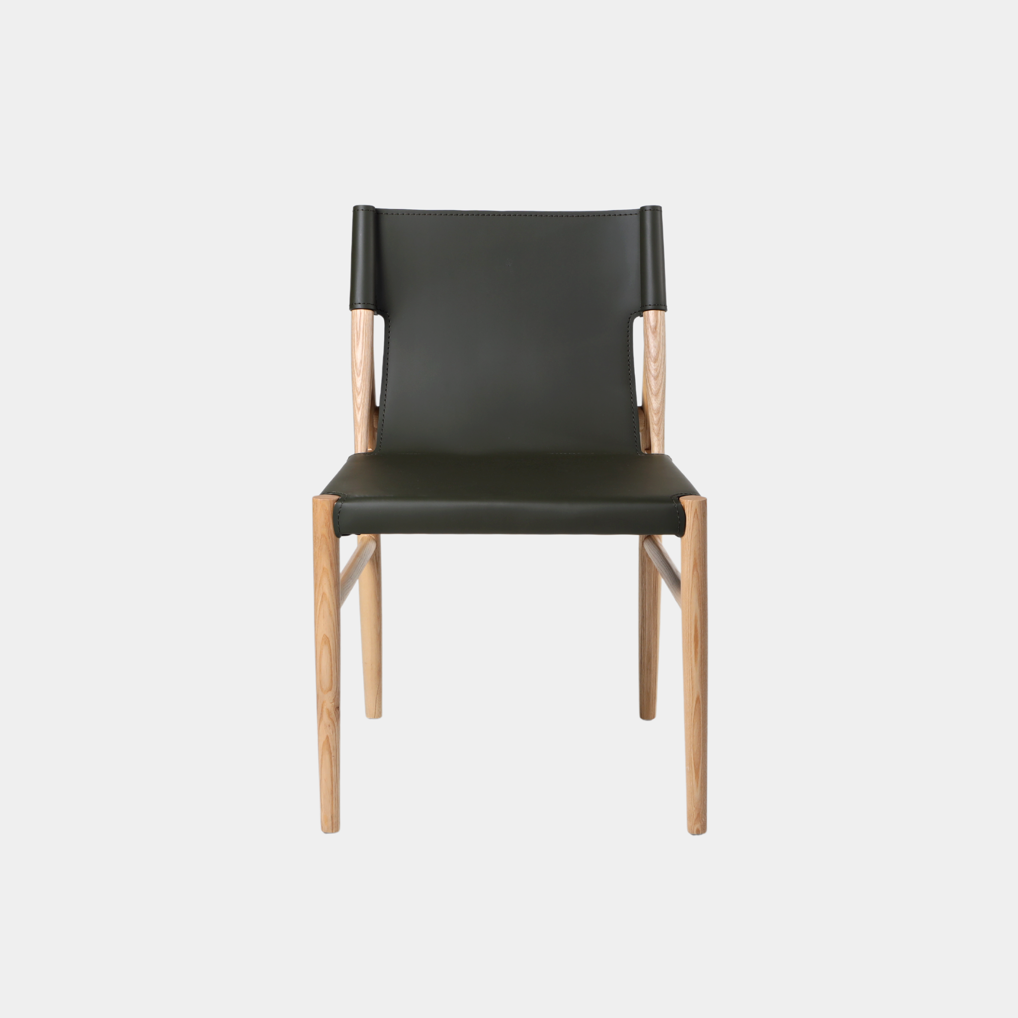 Arthur Leather and Wood Dining Chair | The Feelter