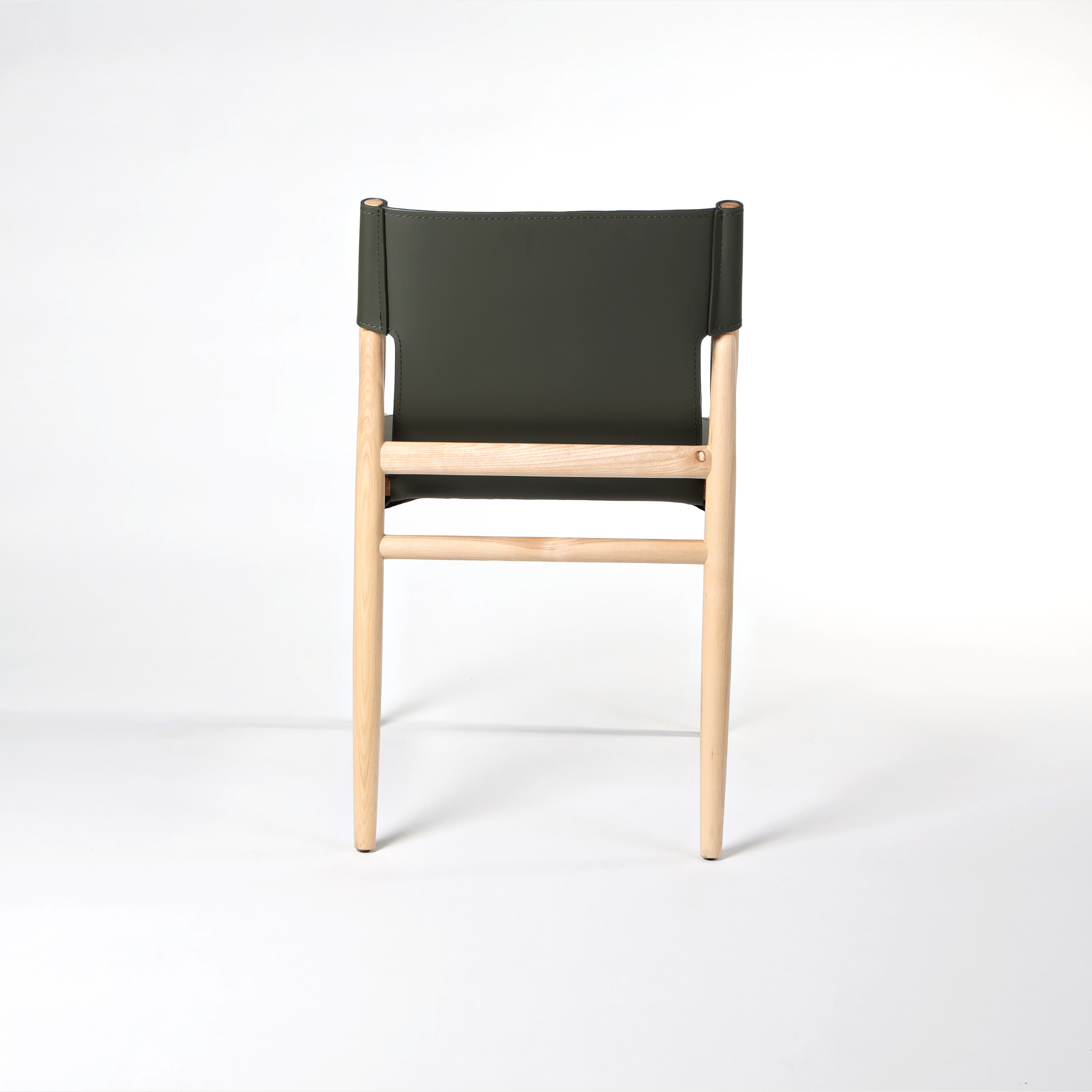 Arthur Leather and Wood Dining Chair | The Feelter